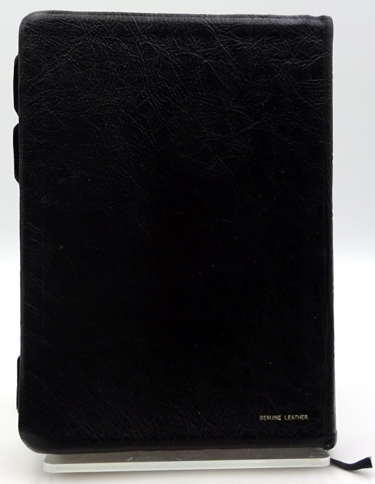 The Open Bible New American Standard Black Genuine Leather Nelson 956DEM 1978