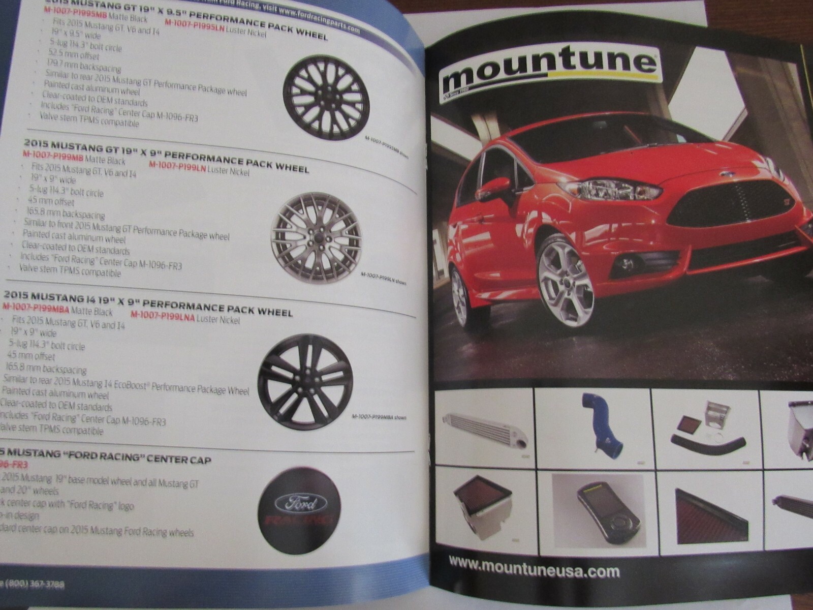 2014 FORD RACING PARTS CATALOG 2015 MUSTANG 302 SHELBY 34 PAGES