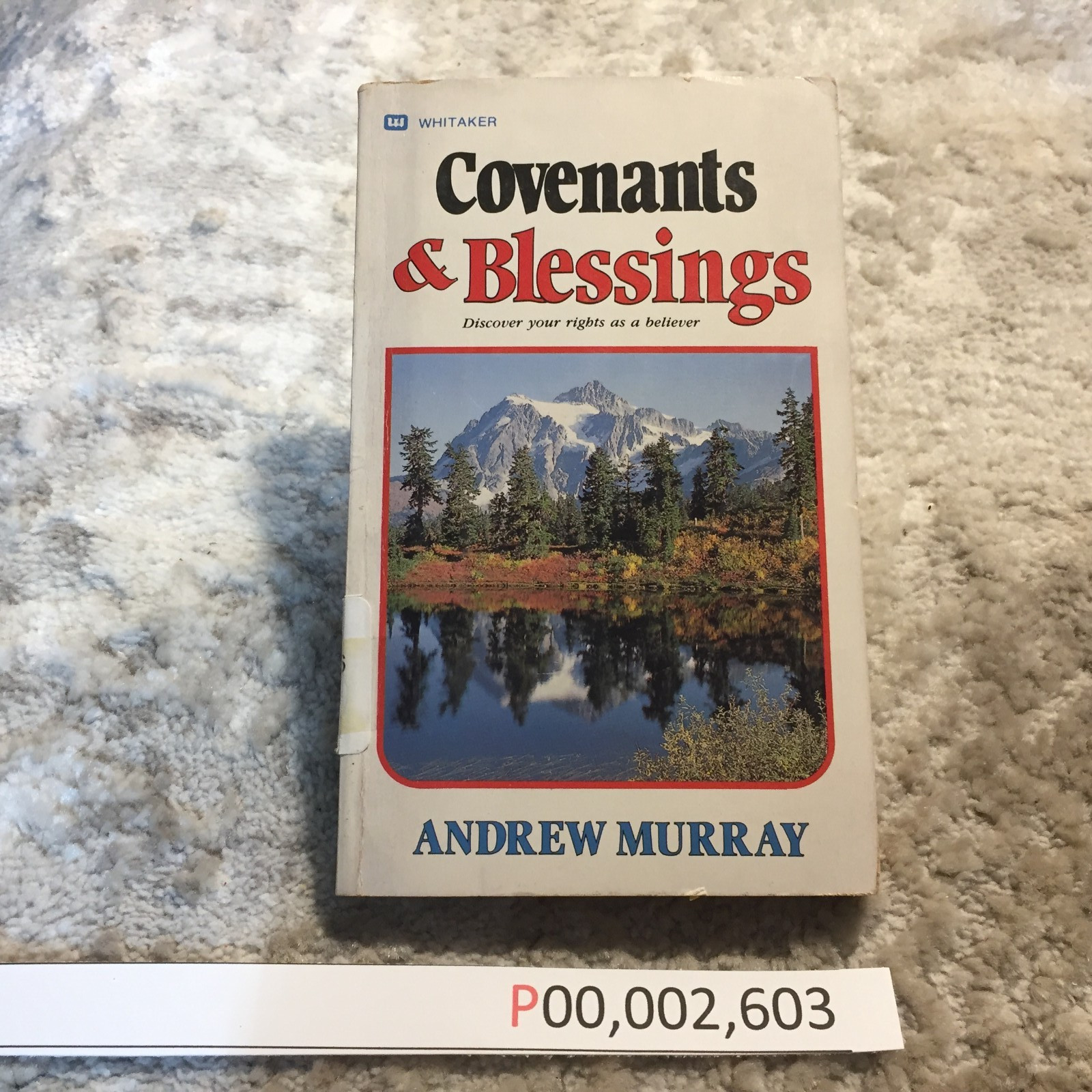 Covenants & Blessings Andrew Murray 1984 Whitaker House Christian Experience