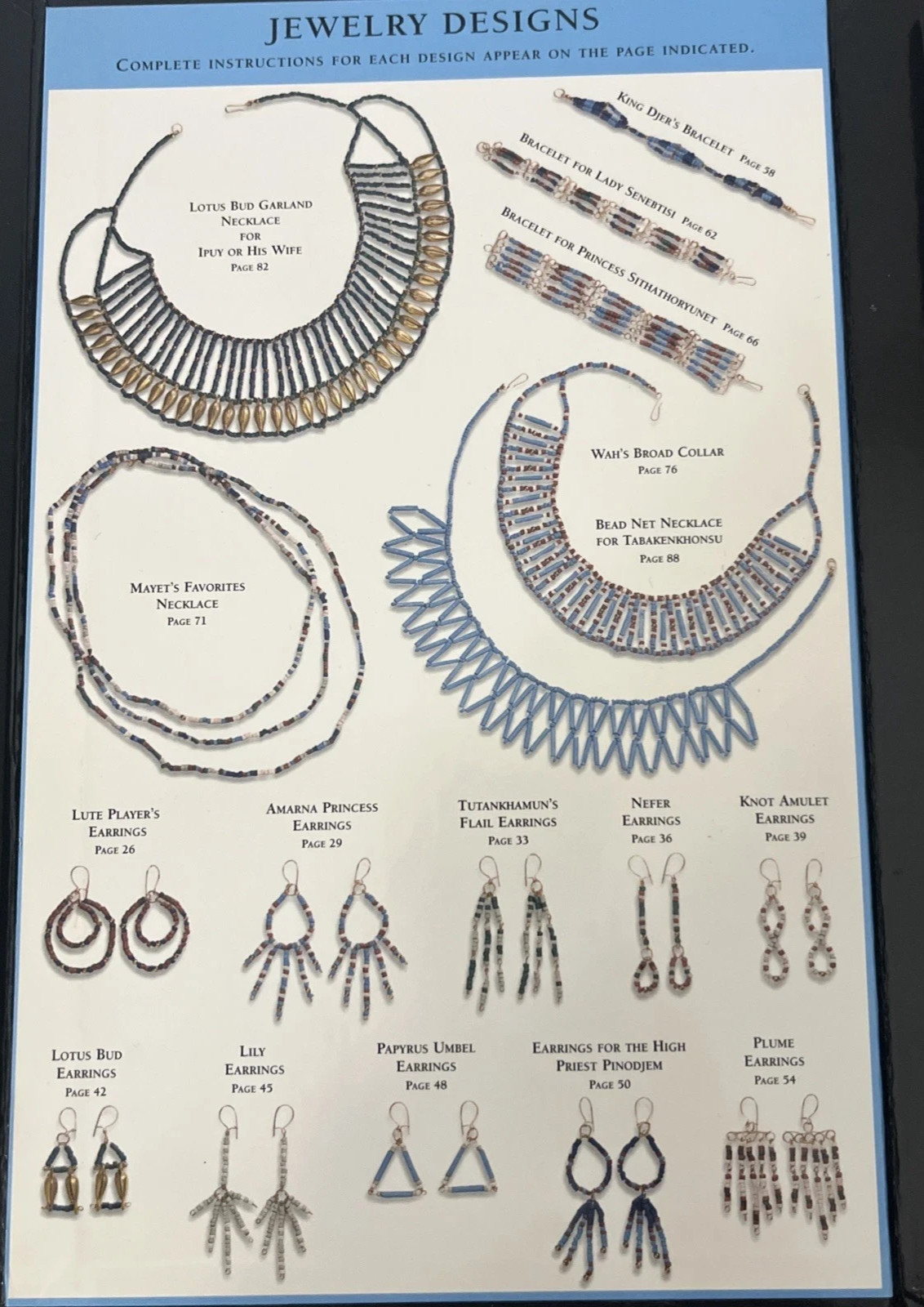 Fun with Beads Ancient Egypt Metropolitan Museum of Art Book Storage Tool