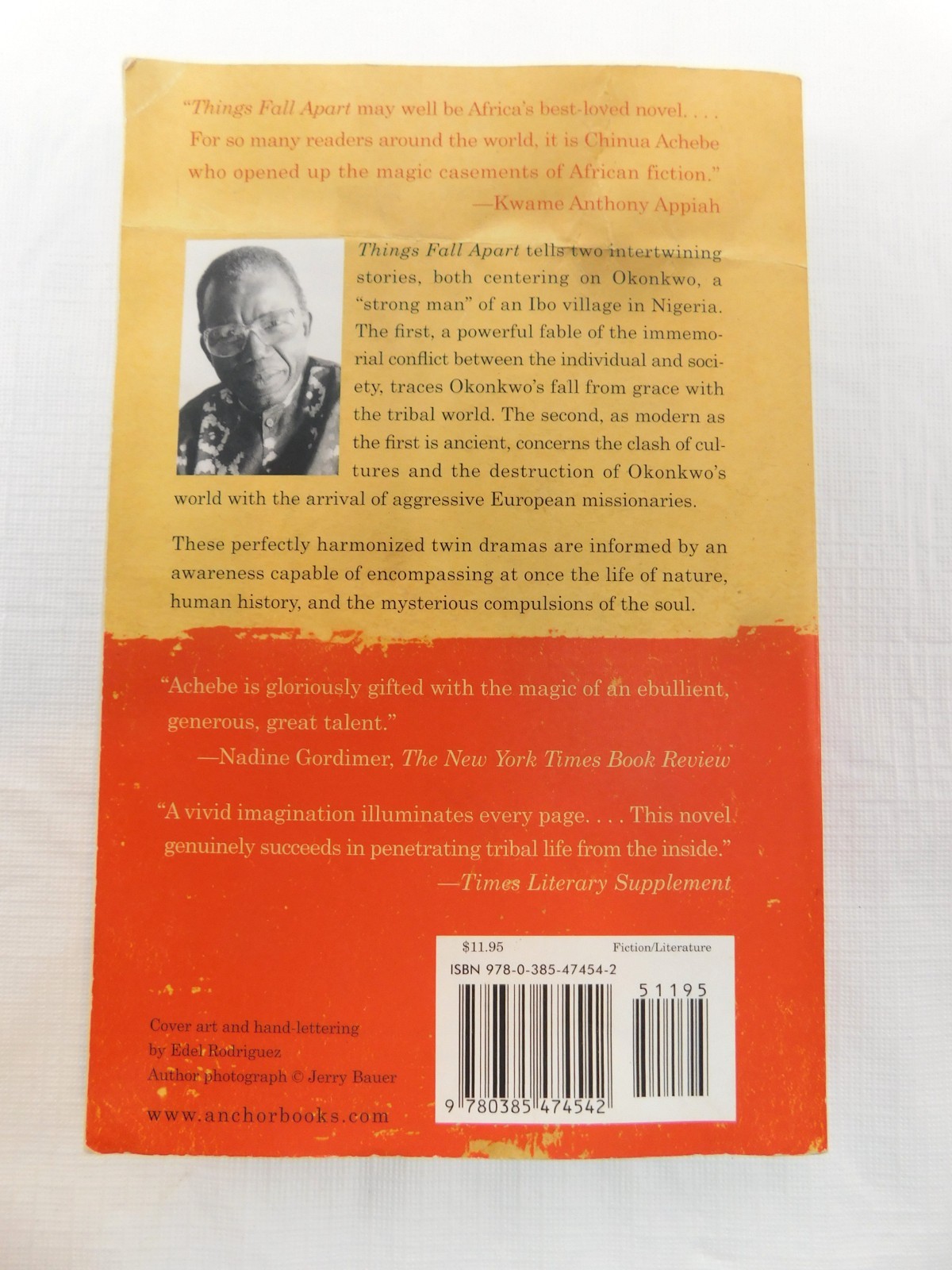 Things Fall Apart by Chinua Achebe, 1994 Paperback