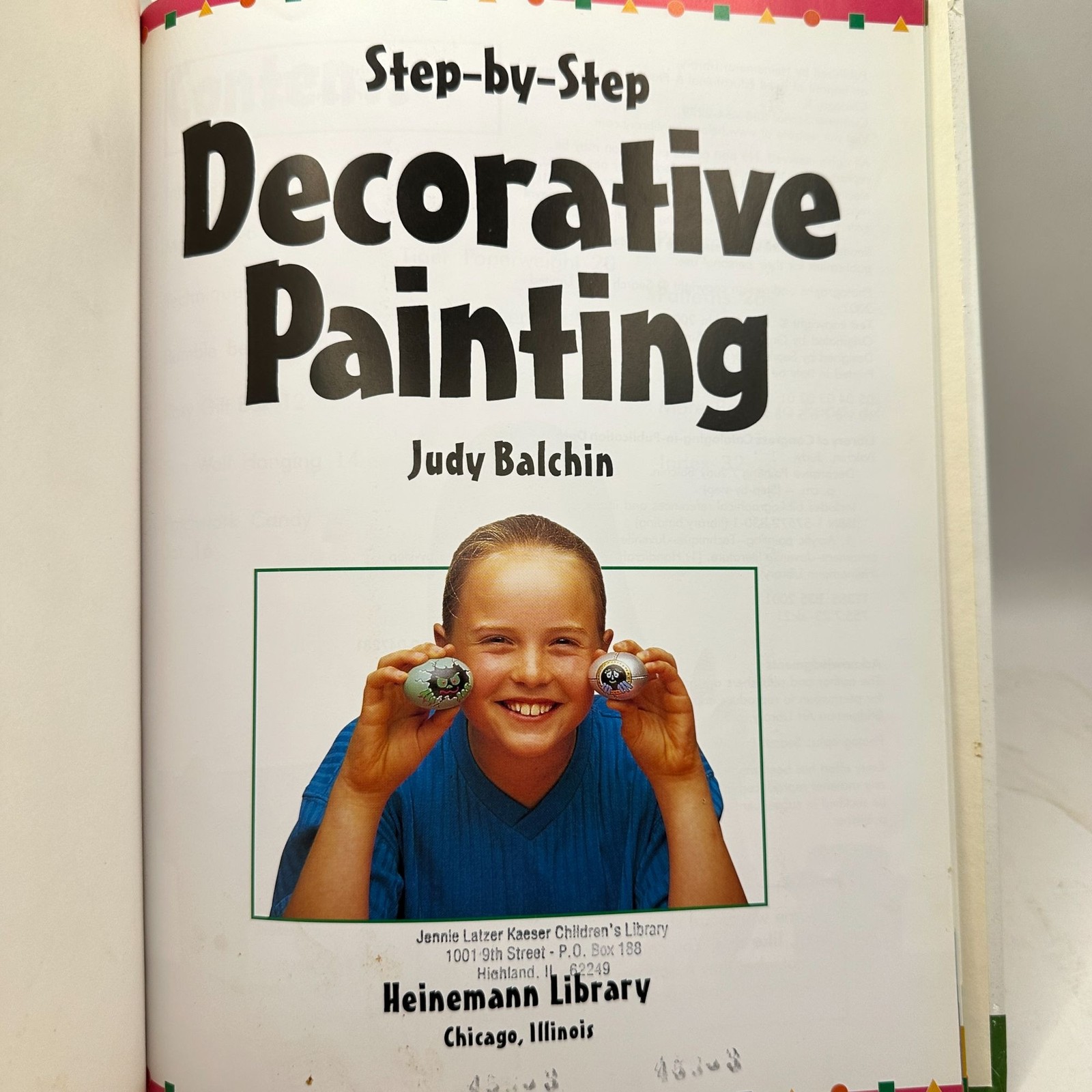 Step-By-Step Decorative Painting Judy Balchin 2001 Hardcover Crafts & Hobbies