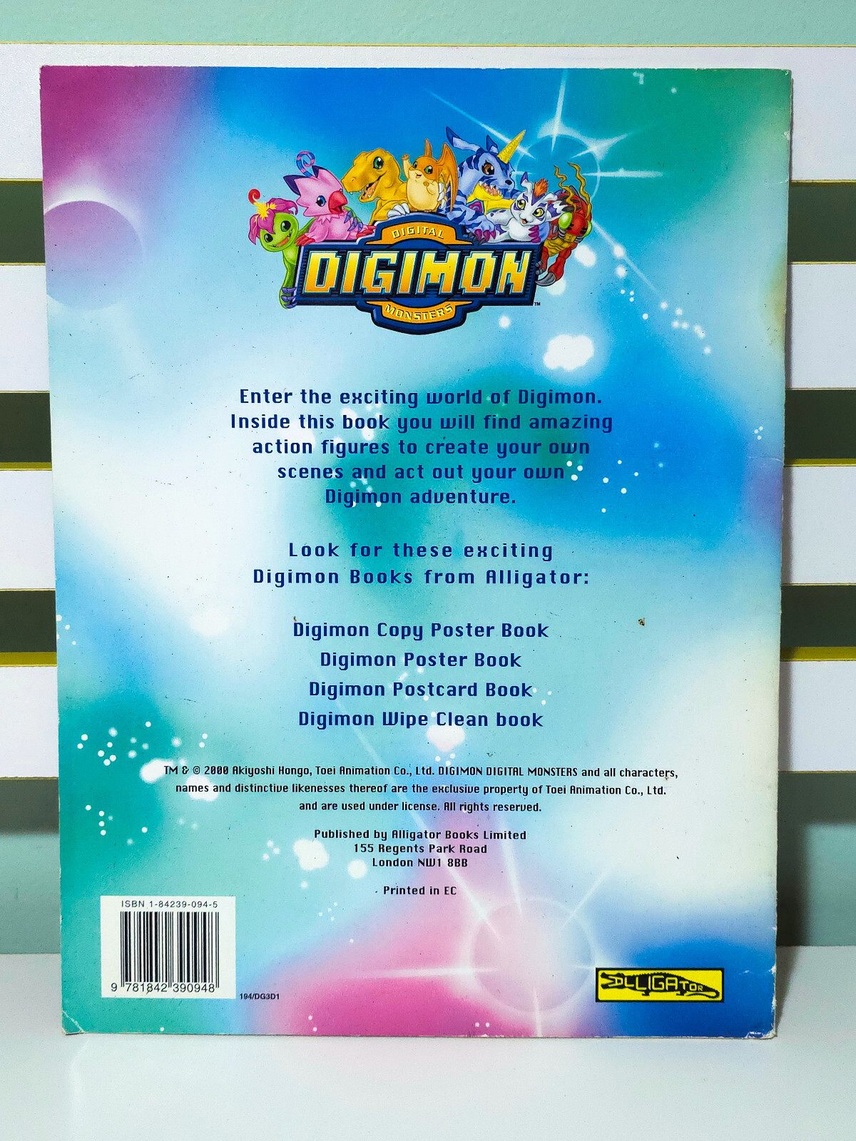 Digimon Digital Monsters Create-a-Scene Book! 2000 Children’s Fun Activity Book