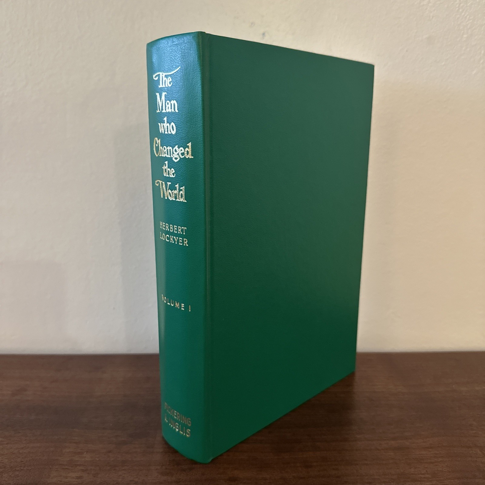 “The Man Who Changed the World” 2 Volume Set By Herbert Lockyer 1966
