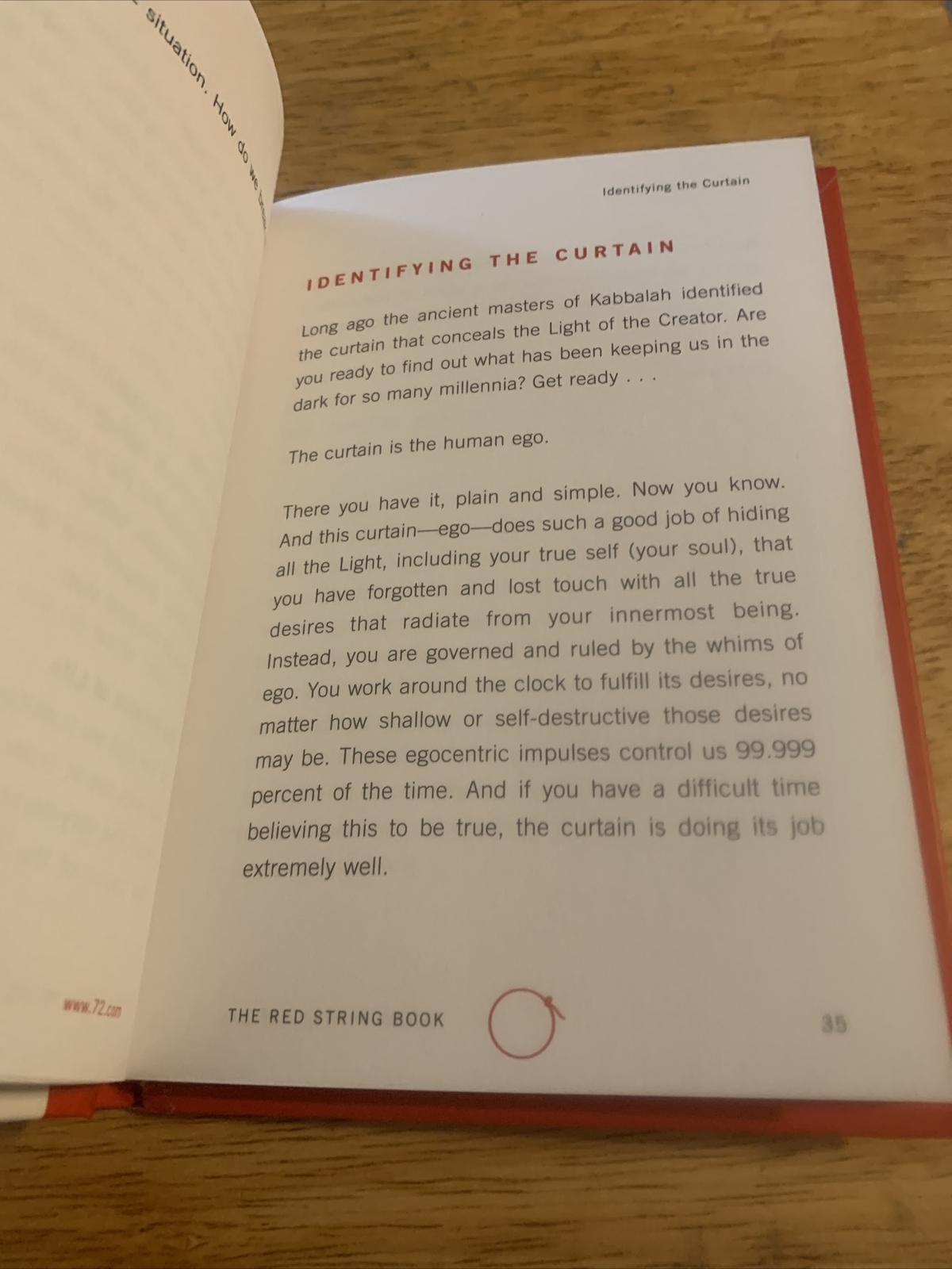 The Red String Book : The Power of Protection by Yehuda Berg (2008, Hardcover)
