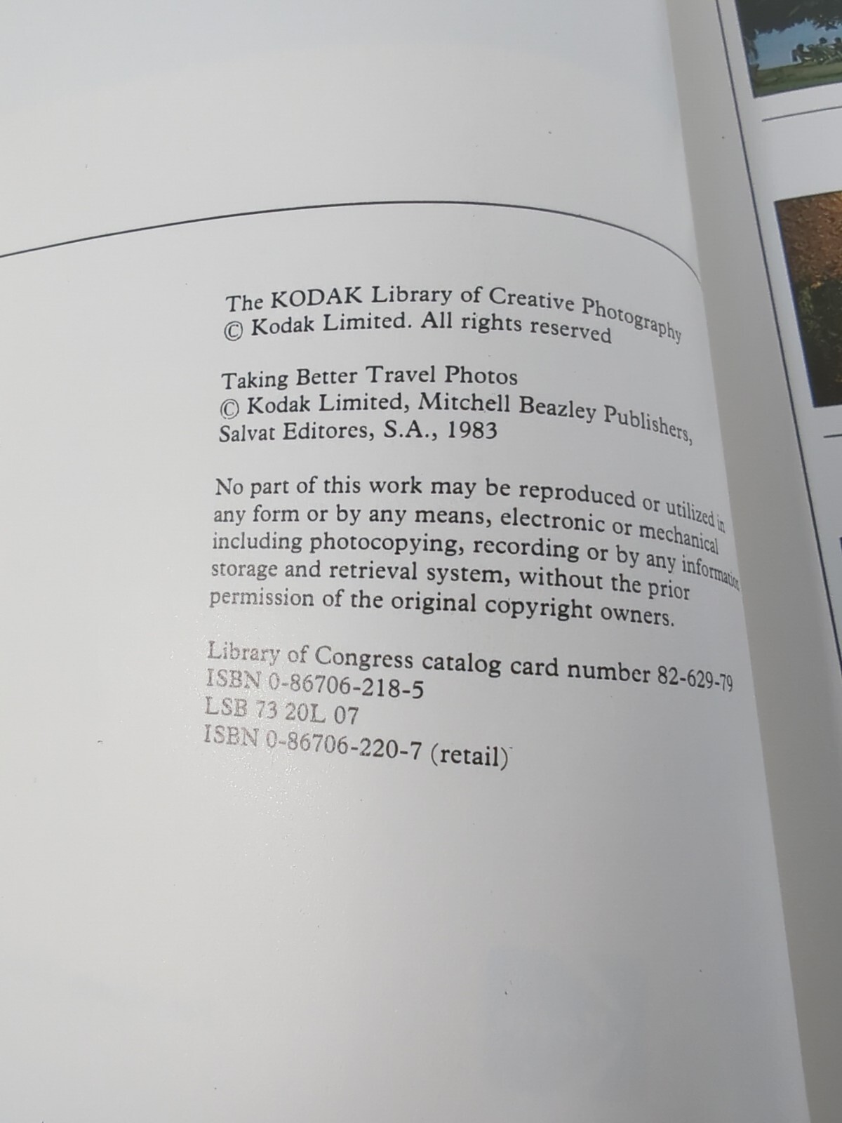 Kodak Library of Creative Photography Hardcover Books Time Life Lot of 6 1984