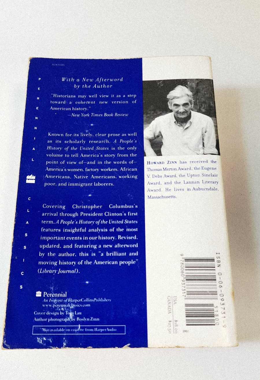 A PEOPLE’S HISTORY OF THE UNITED STATES By Howard Zinn