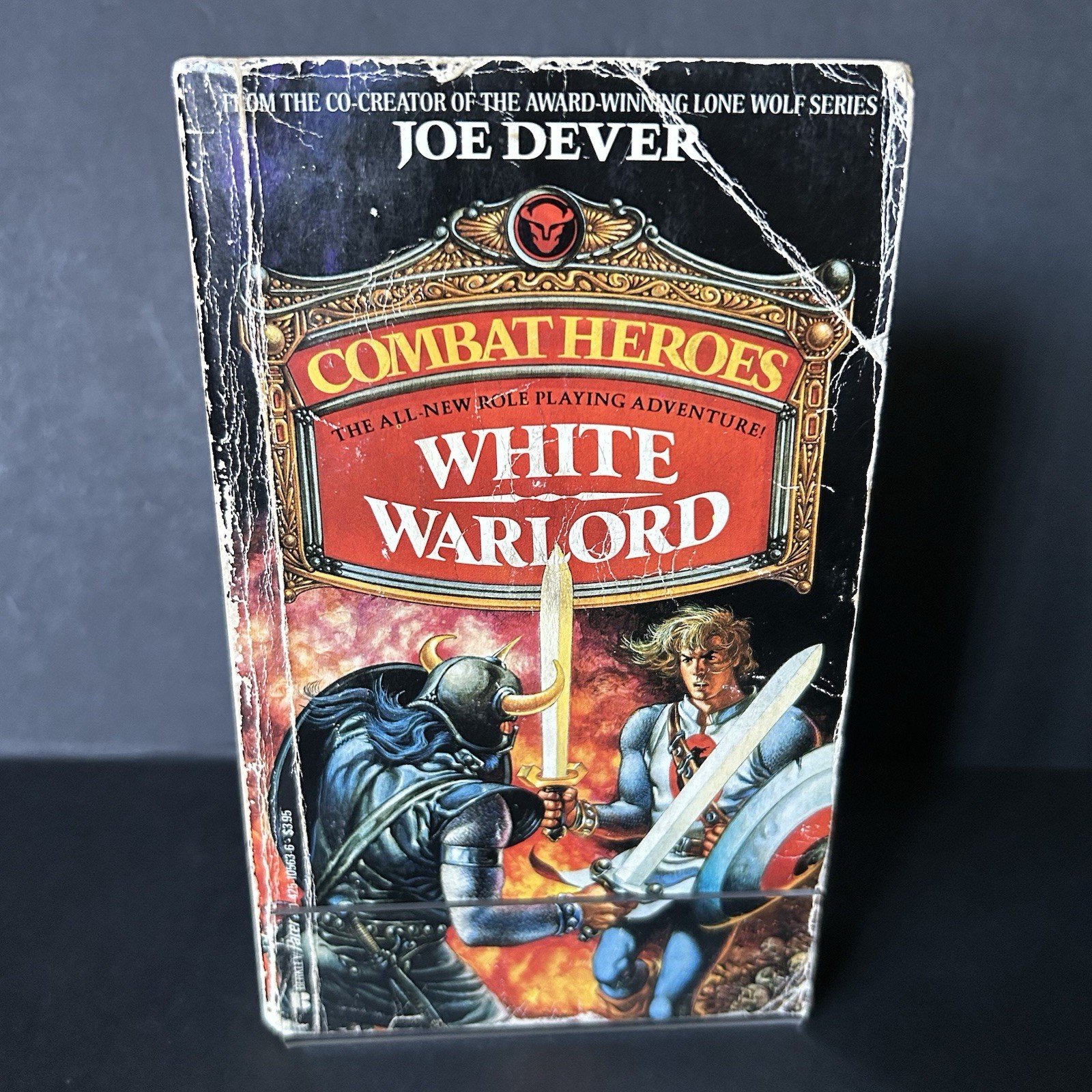 Combat Heroes: White Warlord by Joe Dever 1988 Berkley Pacer Books 1st Printing