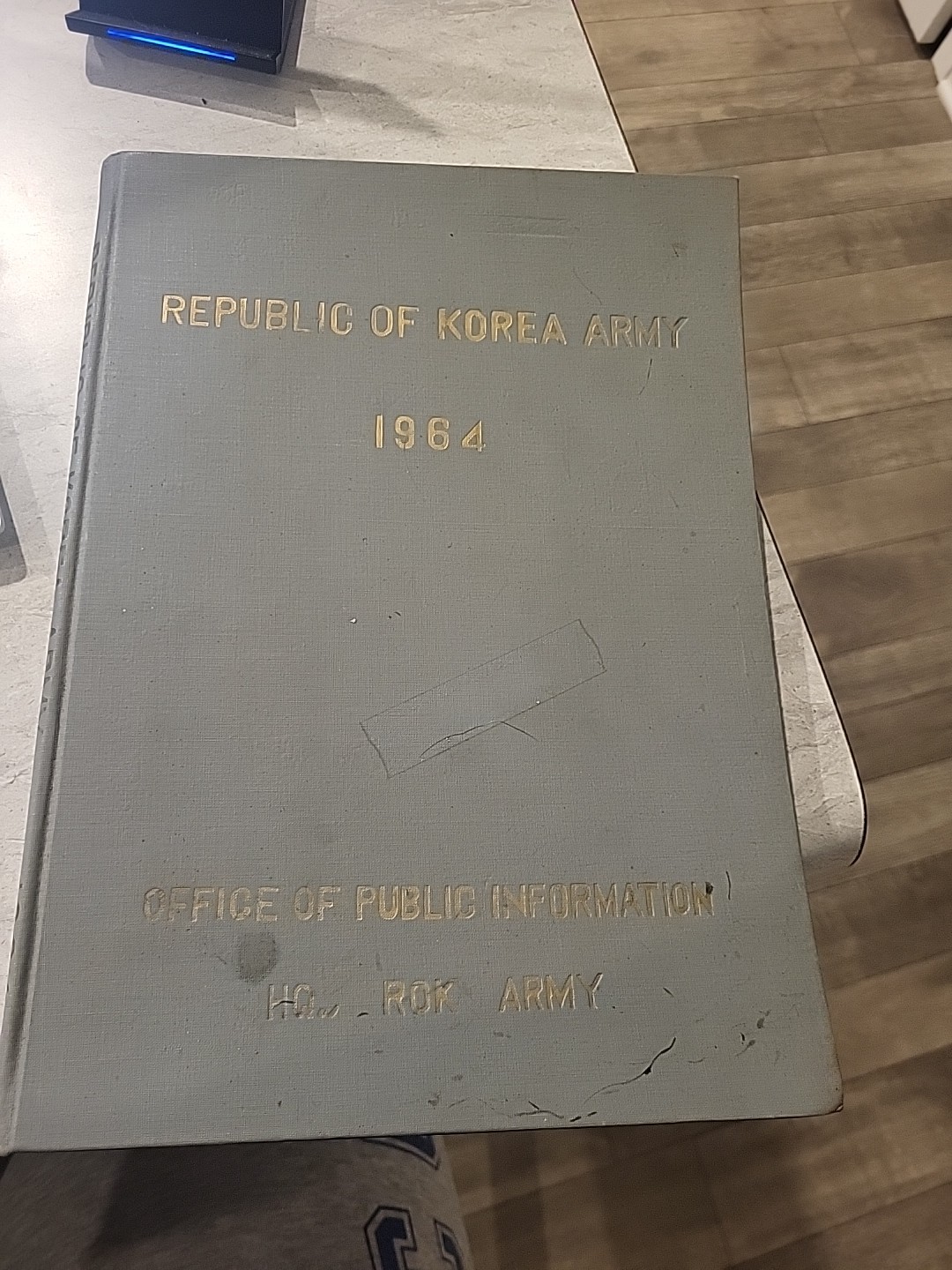 RARE Republic of Korea Army 1964 Office of Public Information HB Book