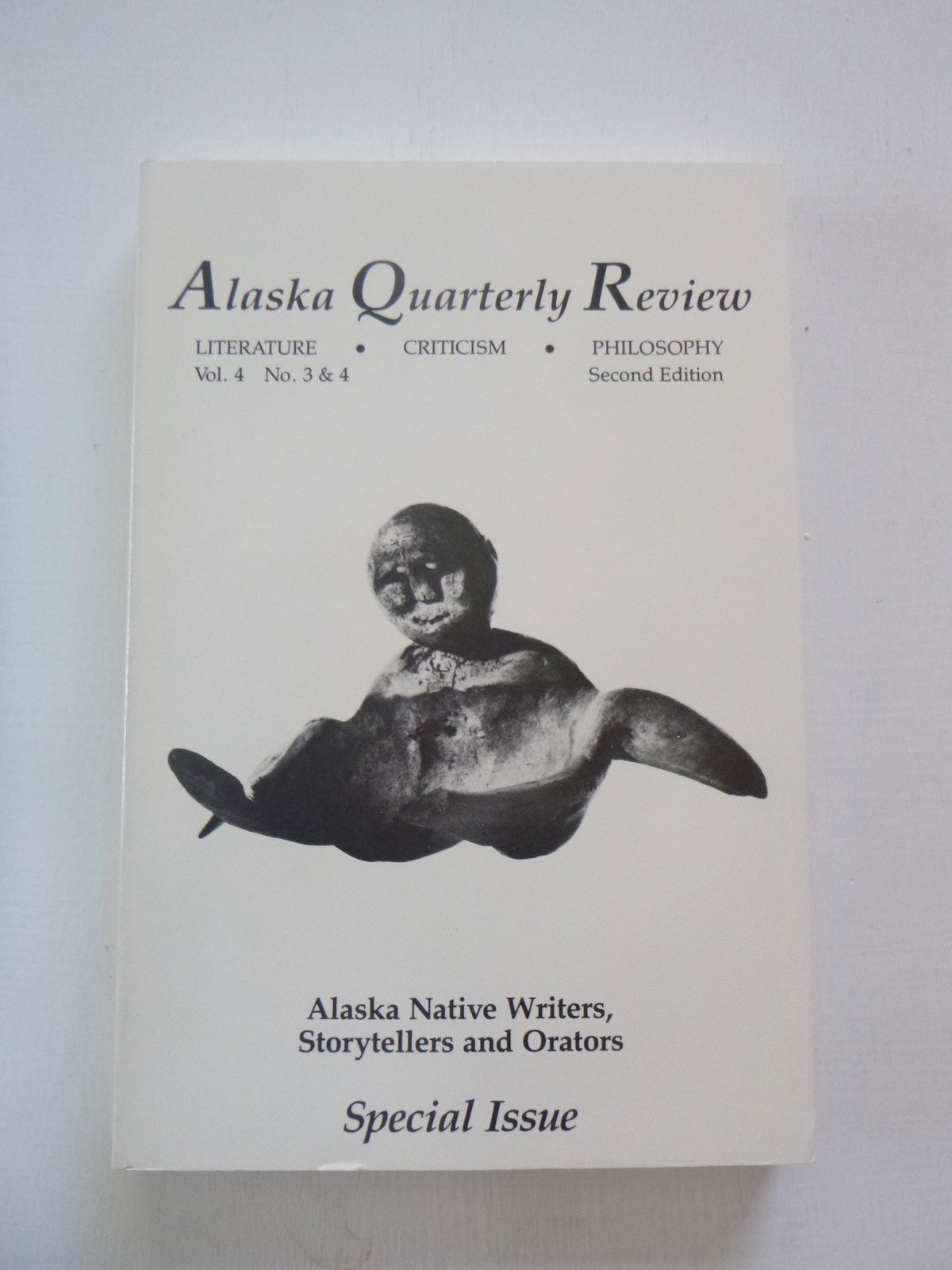 Alaska Review: Alaskan Native Writers, Storytellers & Orators (paperback, 1986)