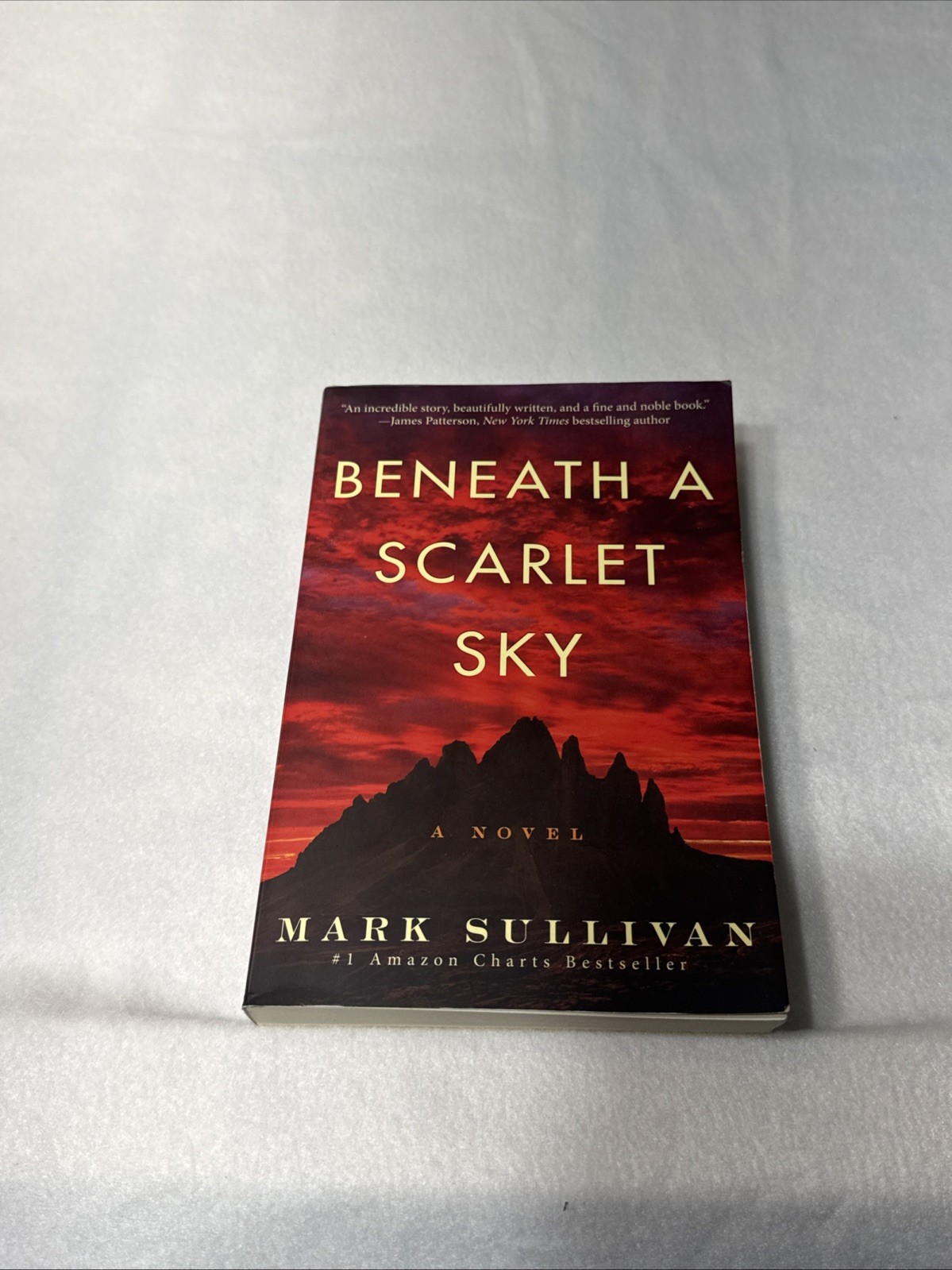 Beneath a Scarlet Sky : A Novel by Mark Sullivan (2017, Trade Paperback)