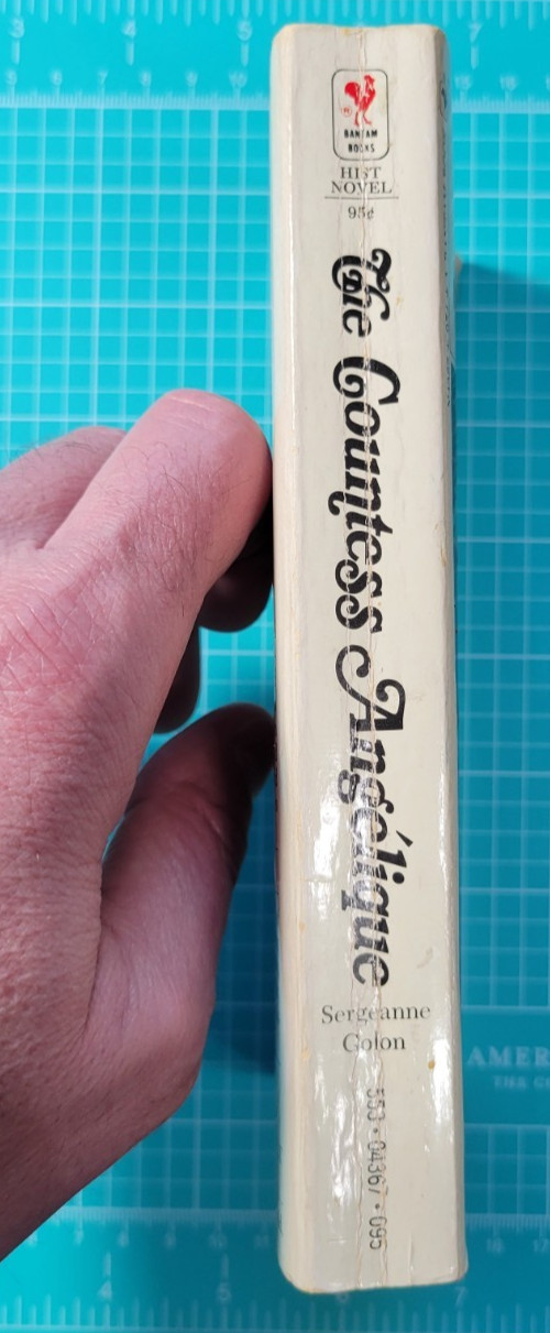 The Countess Angelique by Sergeanne Golon Paperback VG 1969 2nd Printing