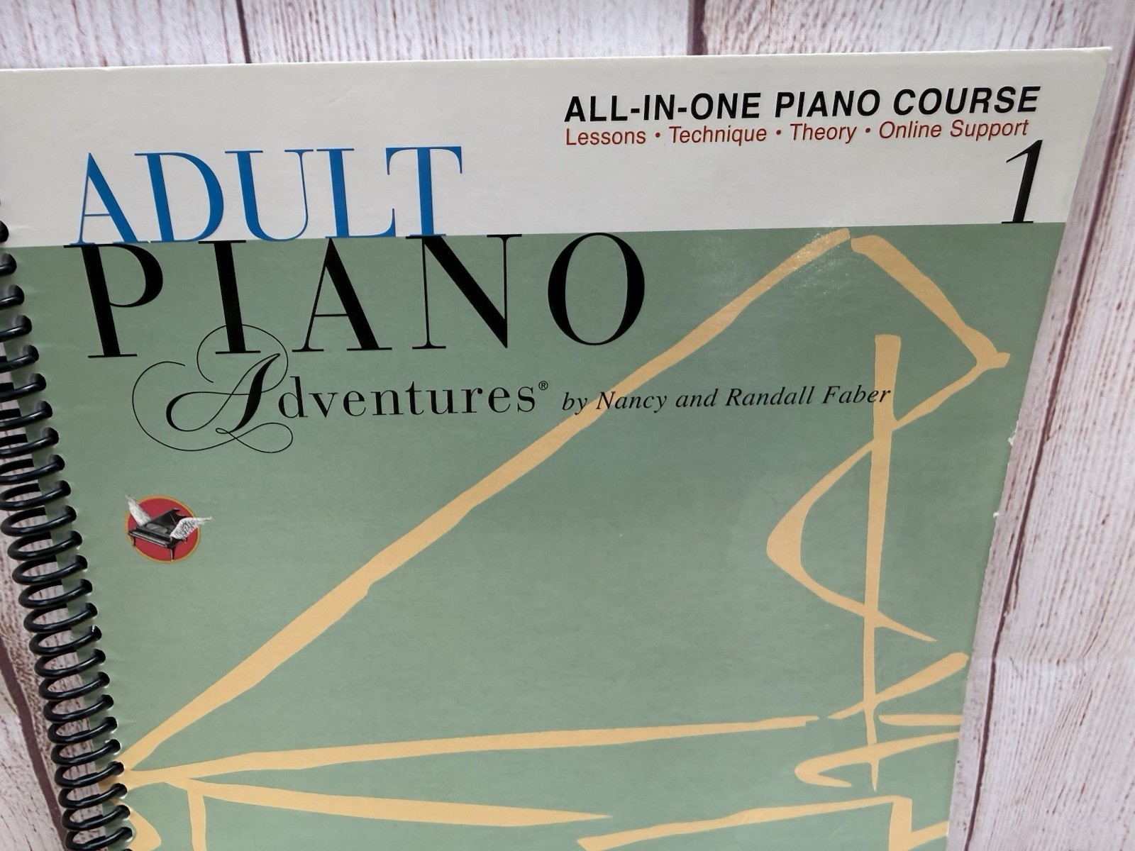 Adult Piano Adventures All-in-One Piano Course Book Vol 1: Book Good Condition