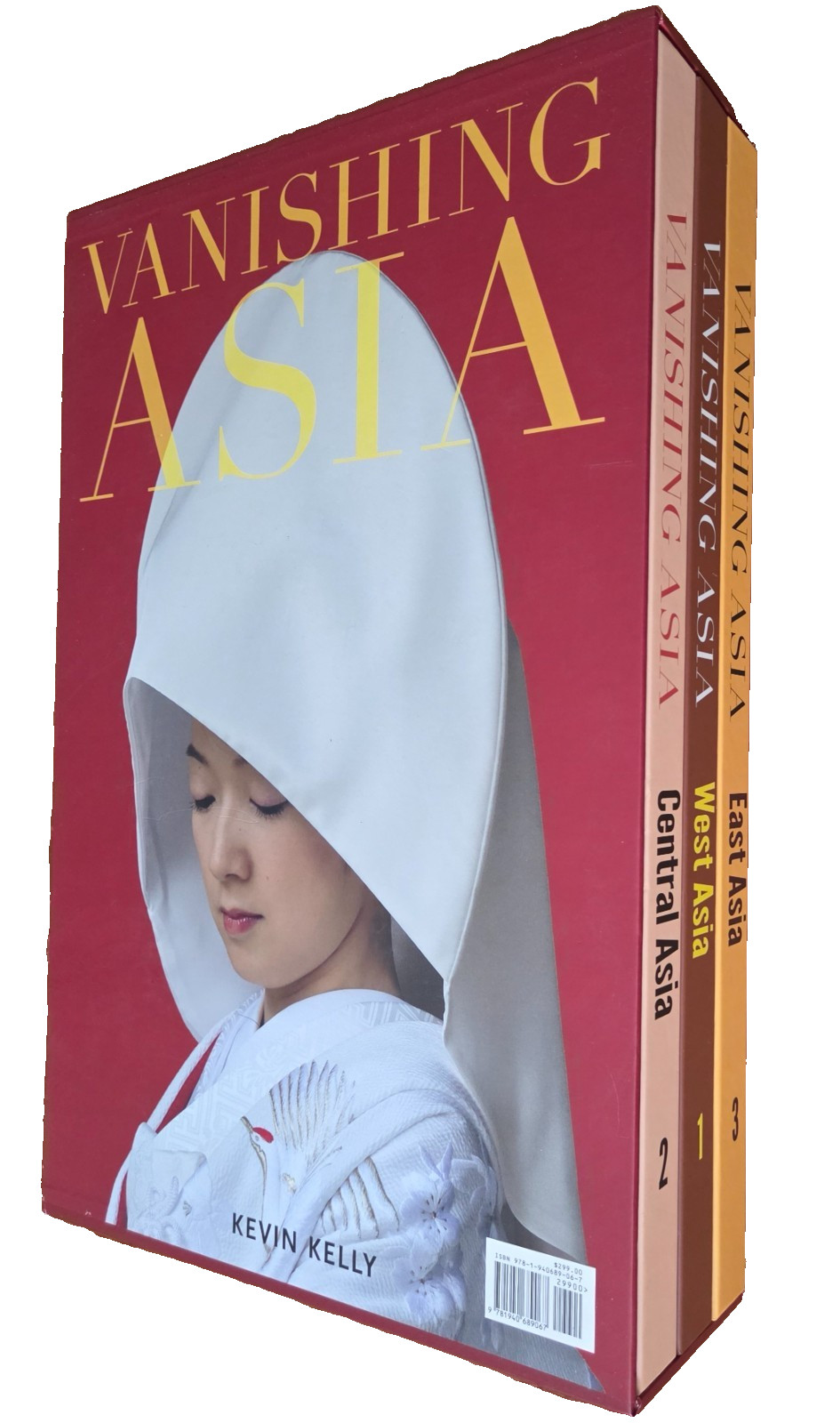 Vanishing Asia | 3 Volume Set | Kevin Kelly | Houghton Mifflin 2021 Slipcase VG+