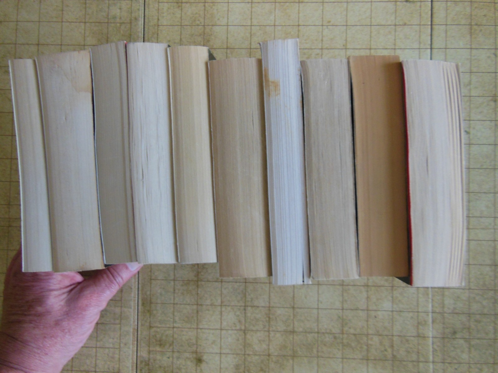 LOT h OF 10 MASS MARKET PAPERBACKS-by Various Authors-A Mix