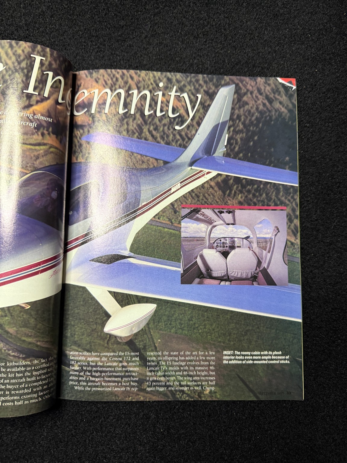 Plane & Pilot Magazine September 1995 Lancair ES Aviation Seaplanes Avionics