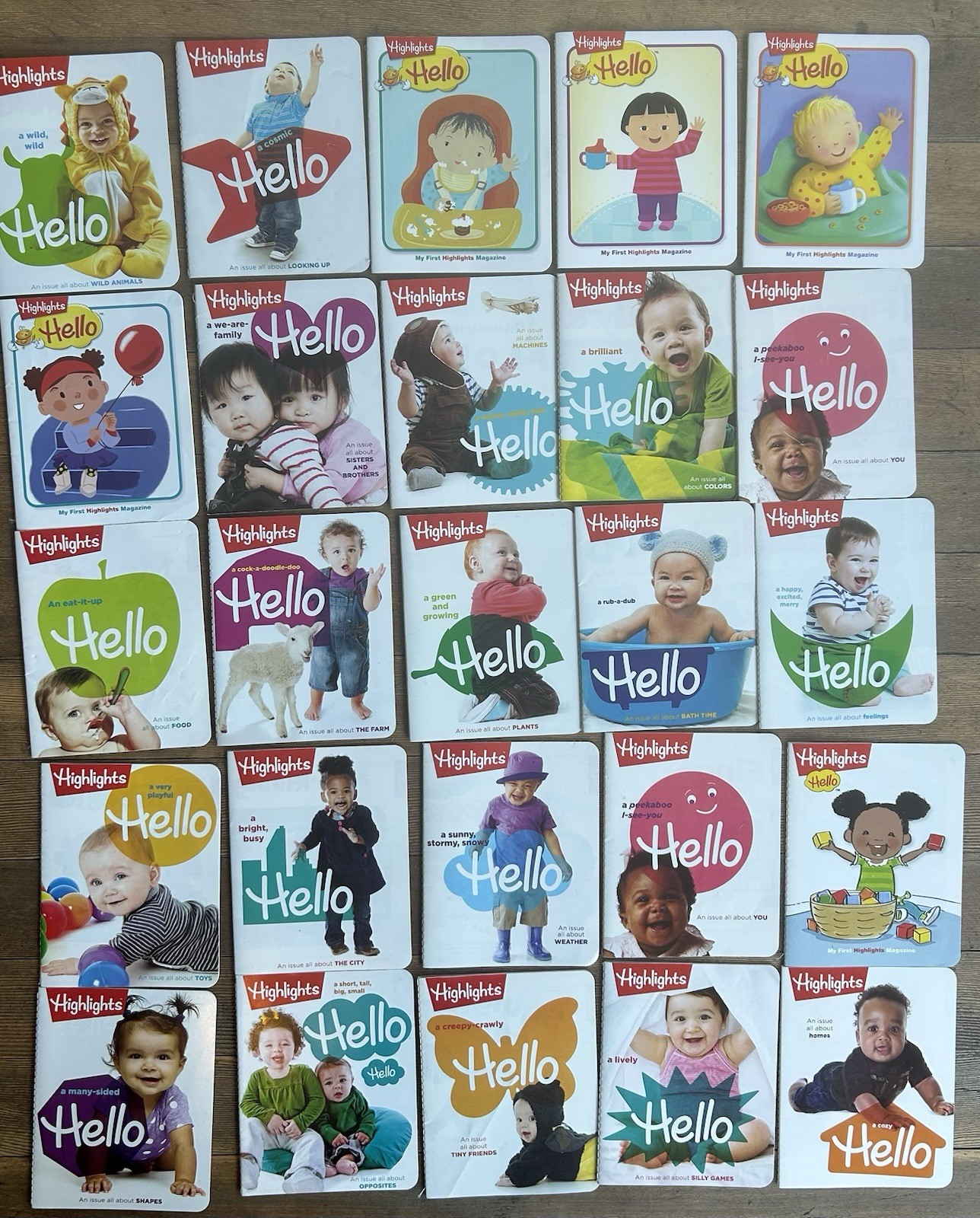 Highlights Hello Magazine Baby Toddler Preschool Booklet Lot Of 25