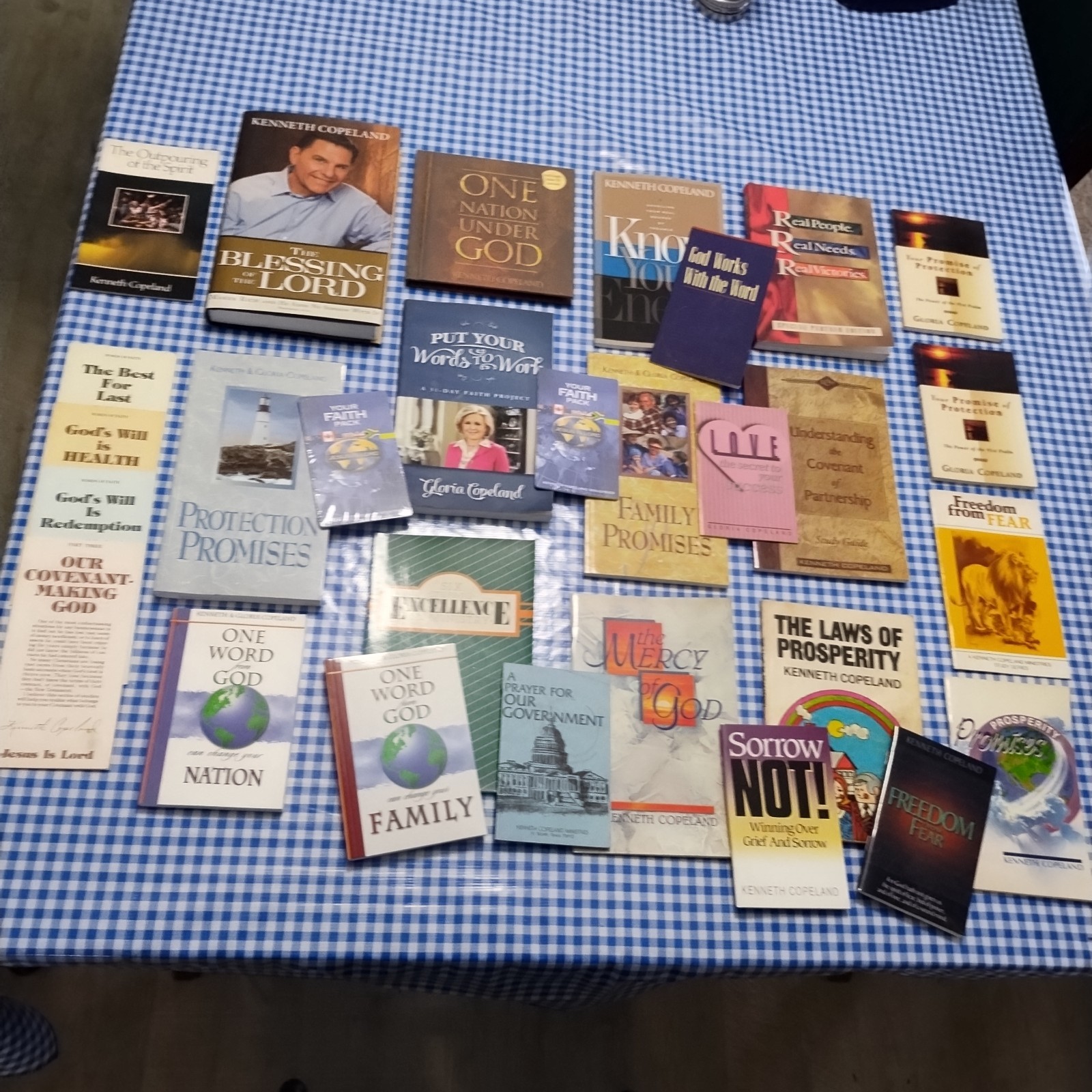 Kenneth & Gloria Copeland Books & More Mixed Lot of 29 Items