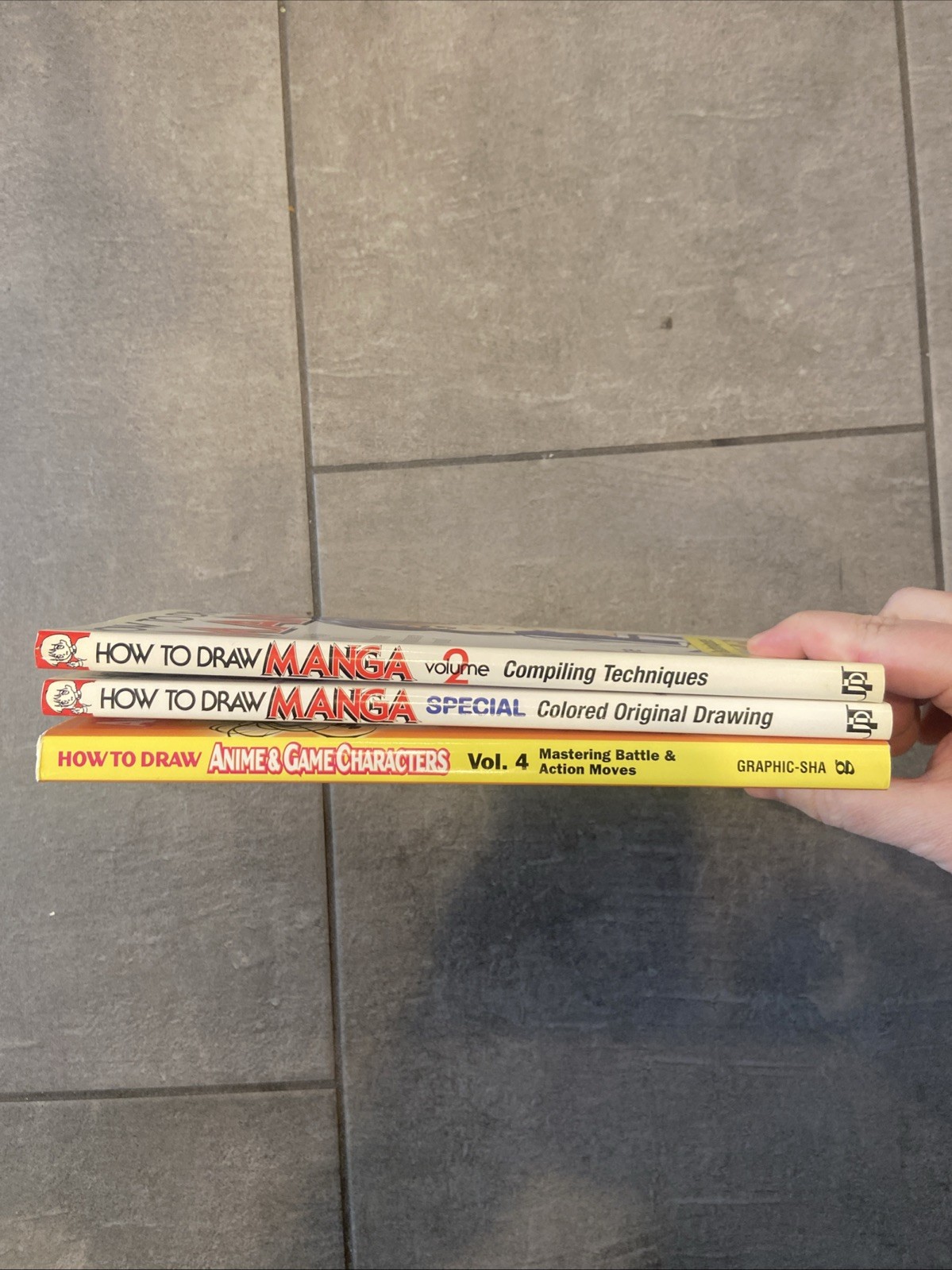 How To Draw Anime Manga & Game Characters: Lot of 3 Magazines- Like New Art