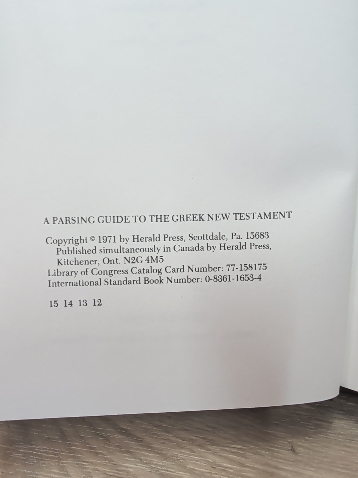 A PARSING GUIDE TO THE GREEK NEW TESTAMENT – Nathan E. Han