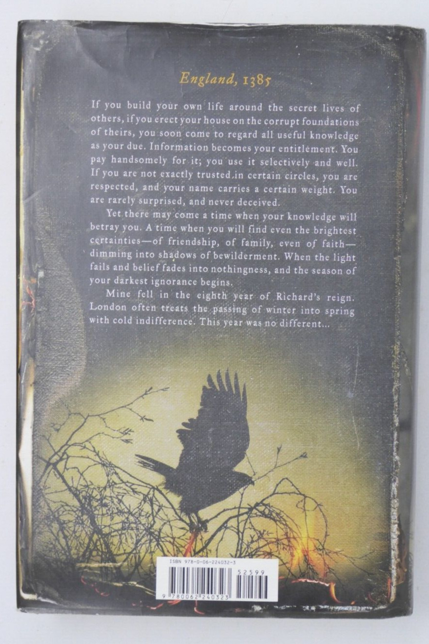 *SIGNED* A Burnable Book : A Novel by Bruce Holsinger (2014, Hardcover)