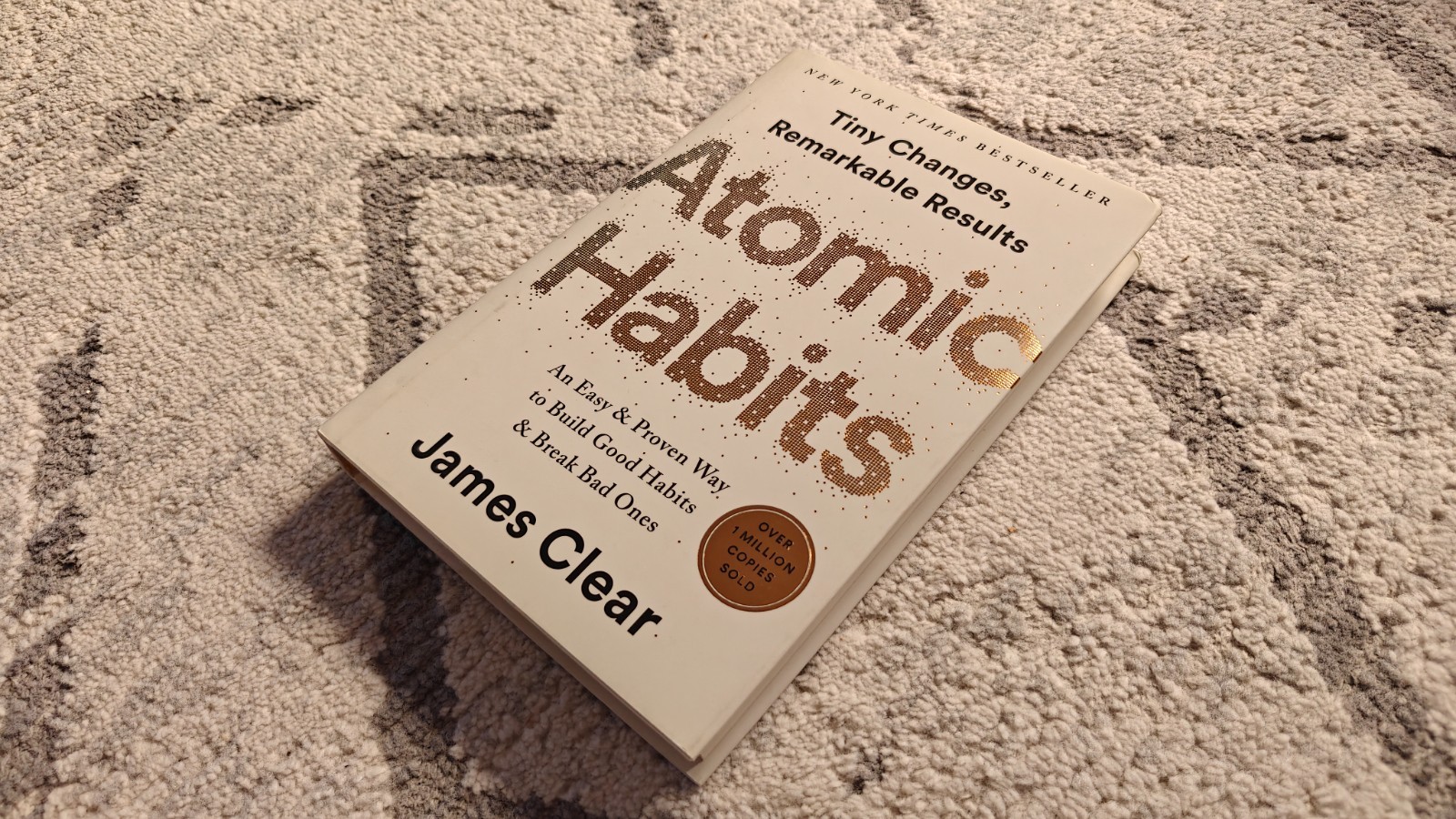 Atomic Habits by James Clear, Build Good Habits & Break Bad Ones, Hardcover