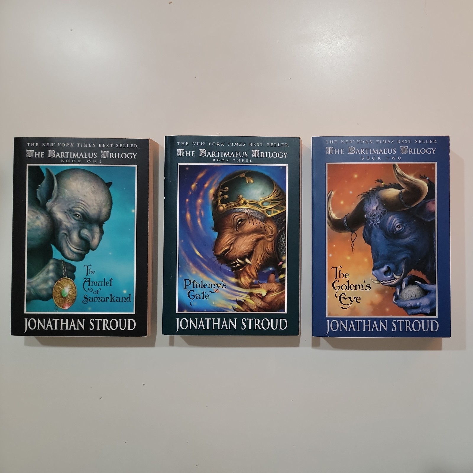 The Bartimaeus Trilogy 3 Book Box Set Paperback Jonathan Stroud – GOOD