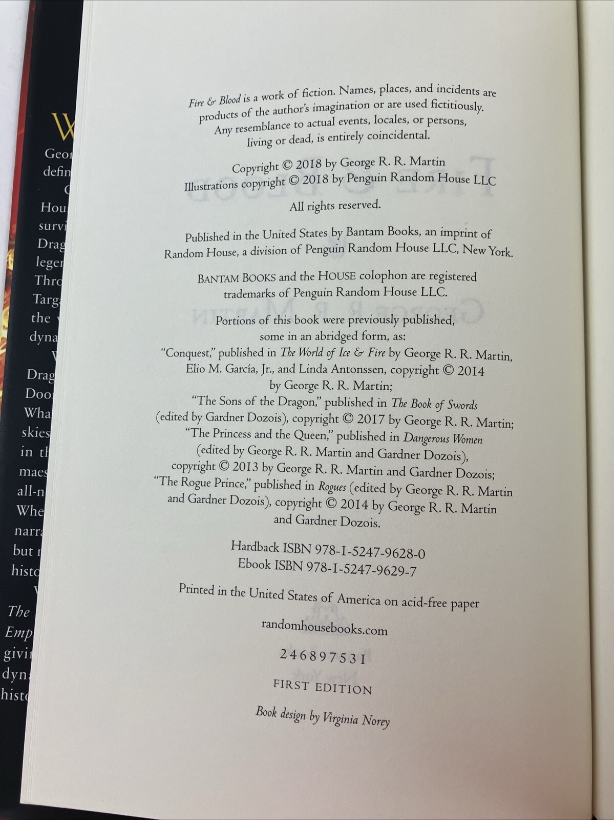 Fire Blood 300 Years Before A Game Of Thrones Dragons Ruled Westeros 1st Edition