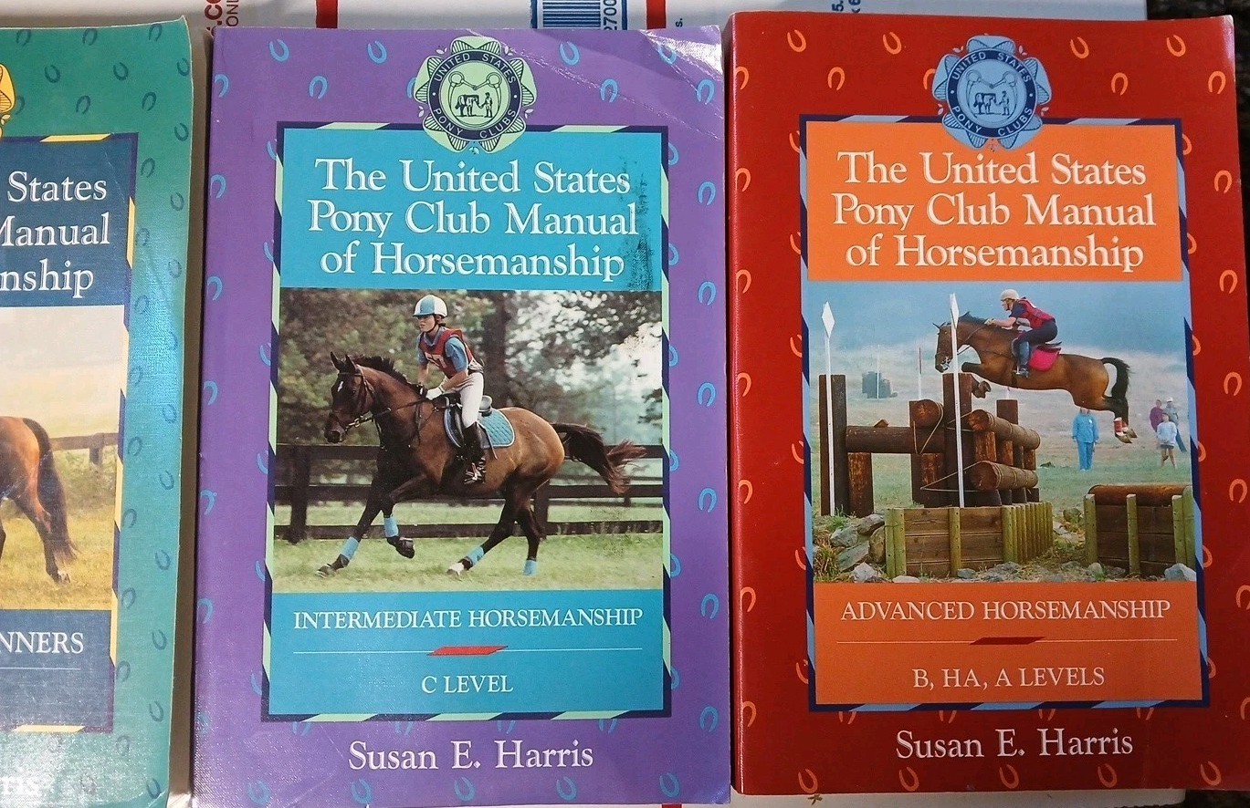 USPC Manual of Horsemanship Books 1 2 3 Set – United States Pony Club