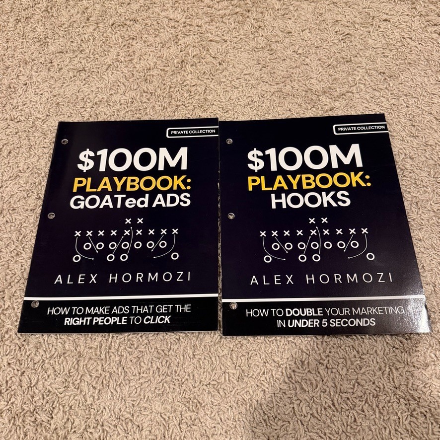 Alex Hormozi $100M Collection – AI + Playbooks + Money Models + Leads + Offers