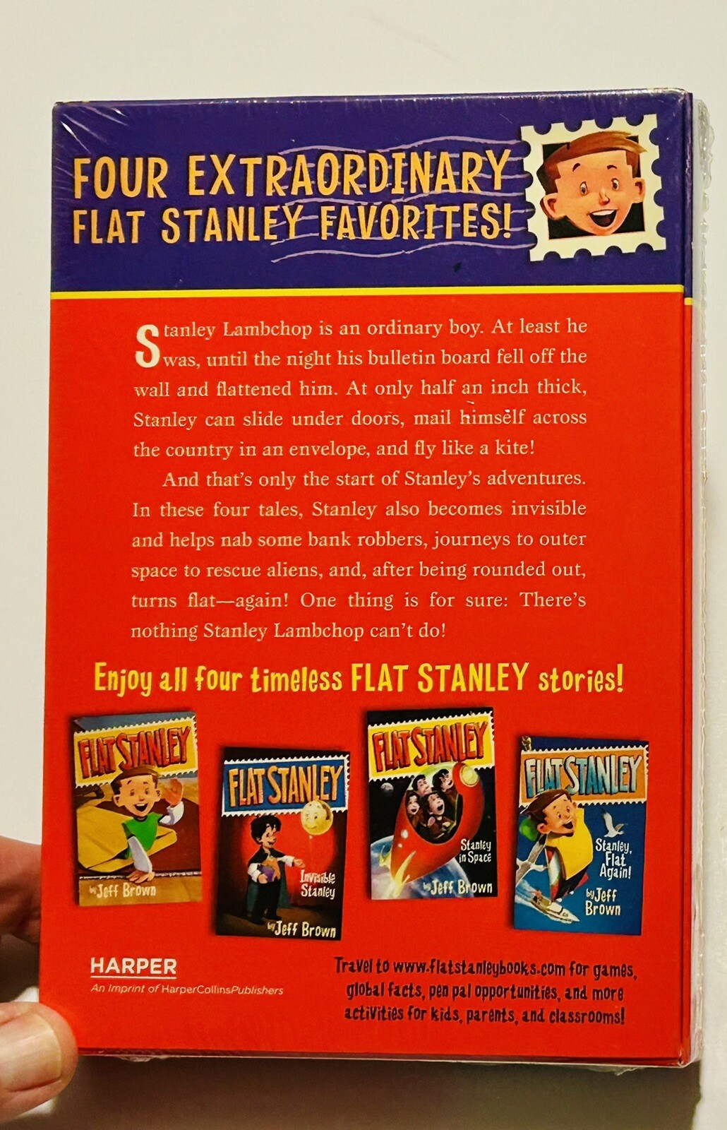 The Flat Stanley Collection Box Set: (Flat /Invisible/ Space/Original), BN 4 Bks