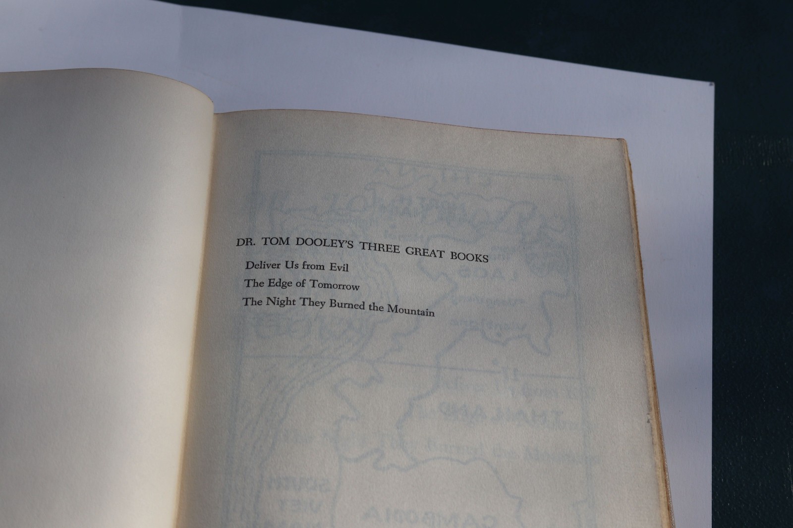 Dr. Tom Dooley’s Three Great Books Farrar Straus Hardcover