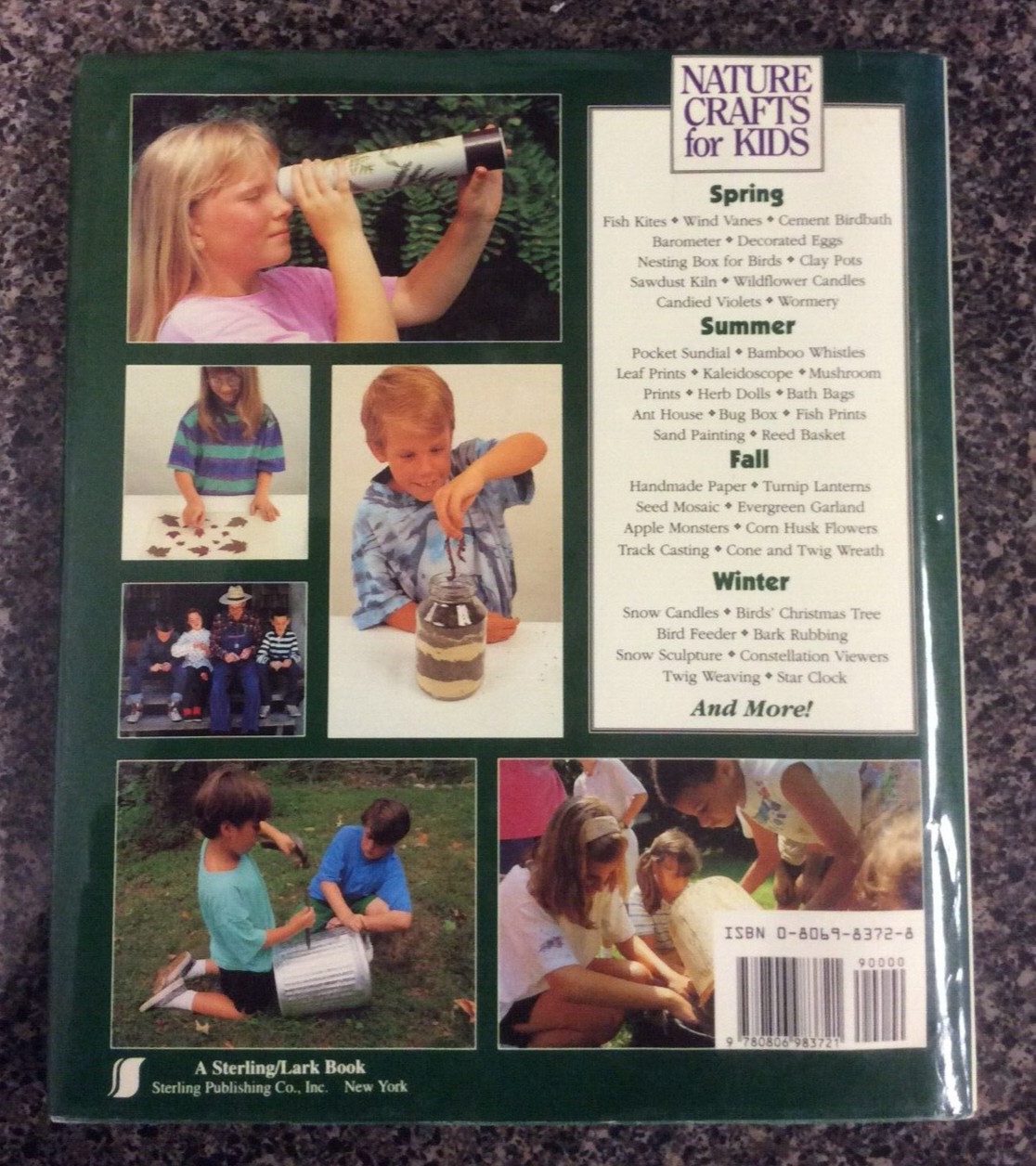 Nature craft for kids – carol taylor –Hardcover – Condition Good
