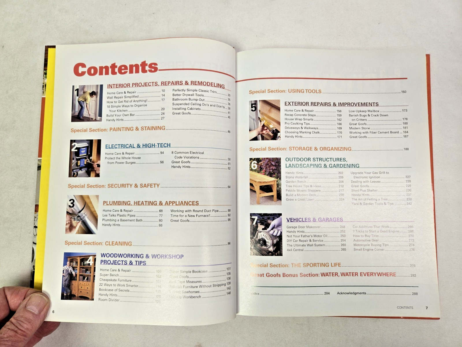 2013 The Family Handyman „Home Improvement“ Hard Cover Book 288 Pages Near Mint