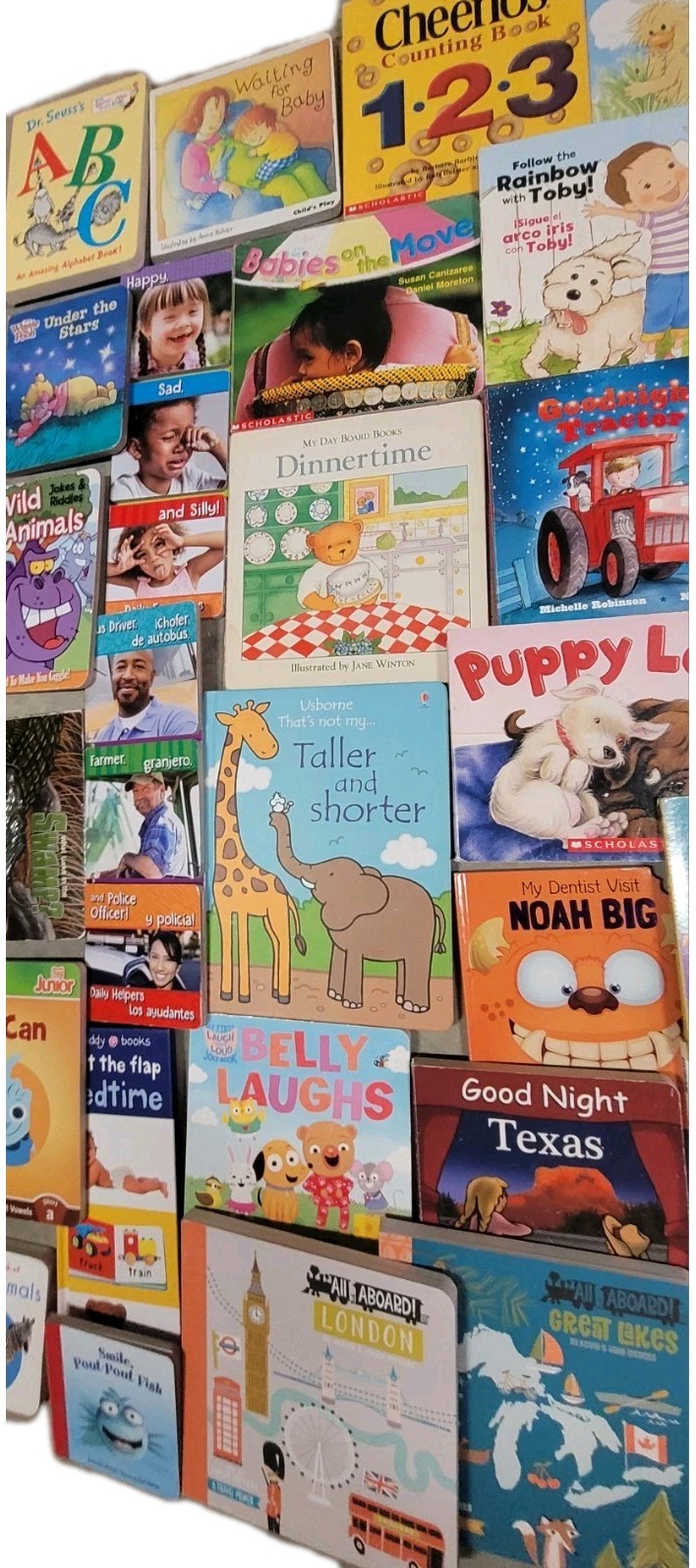 Huge Lot Of 80 Board Books for Children’s/ Toddler Babies/Preschool/Daycare