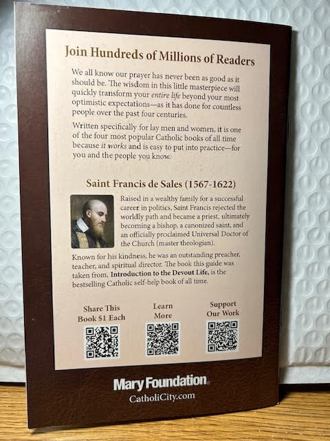 How to Pray: The Popular, and Easy (NEW) Saint Francis de Sales Ship for $1.00