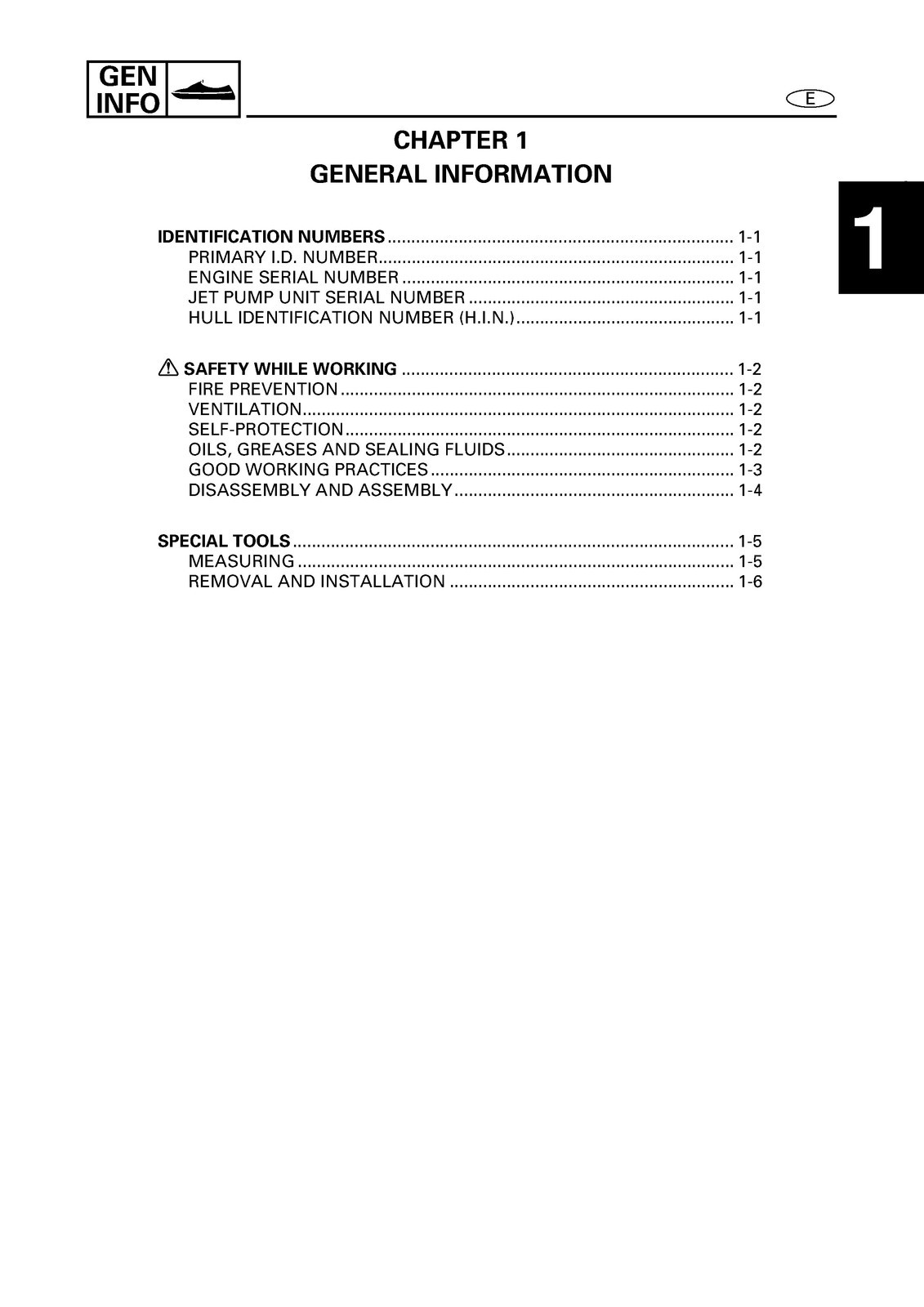 YAMAHA WaveRunner XL800 Service Manual – FIXED – FRONT & BACK – XL FOLDOUT PAGES
