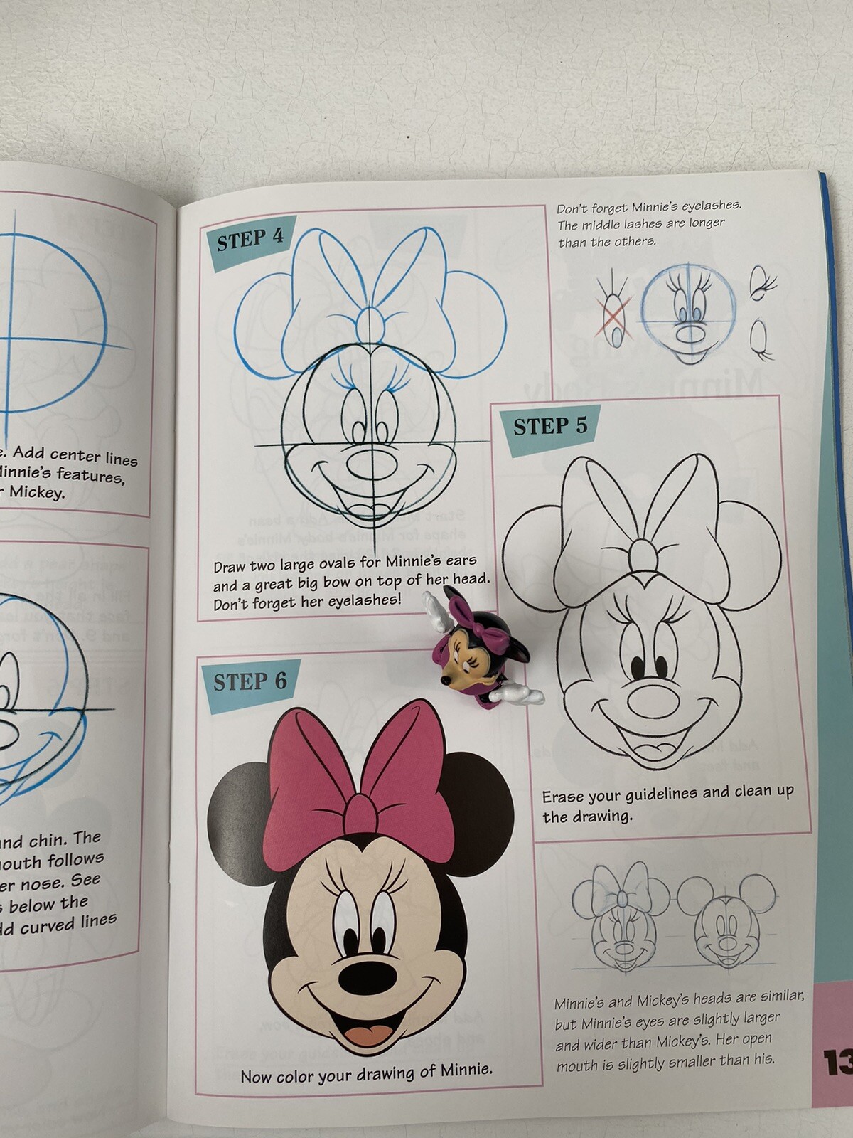 Learn to Draw Disney’s Mickey Mouse AND Mickey and Minnie 2.5 in PVC toy figures