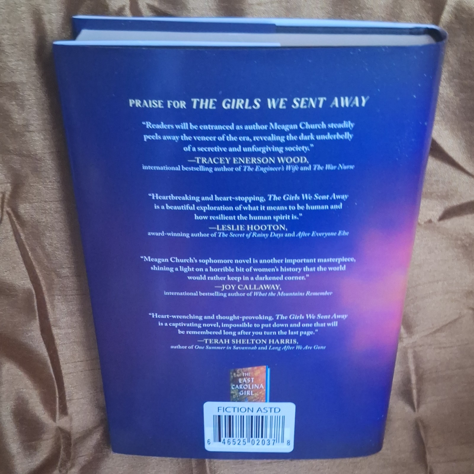 The Girls We Sent Away by Meagan Church Hardcover Fiction Novel