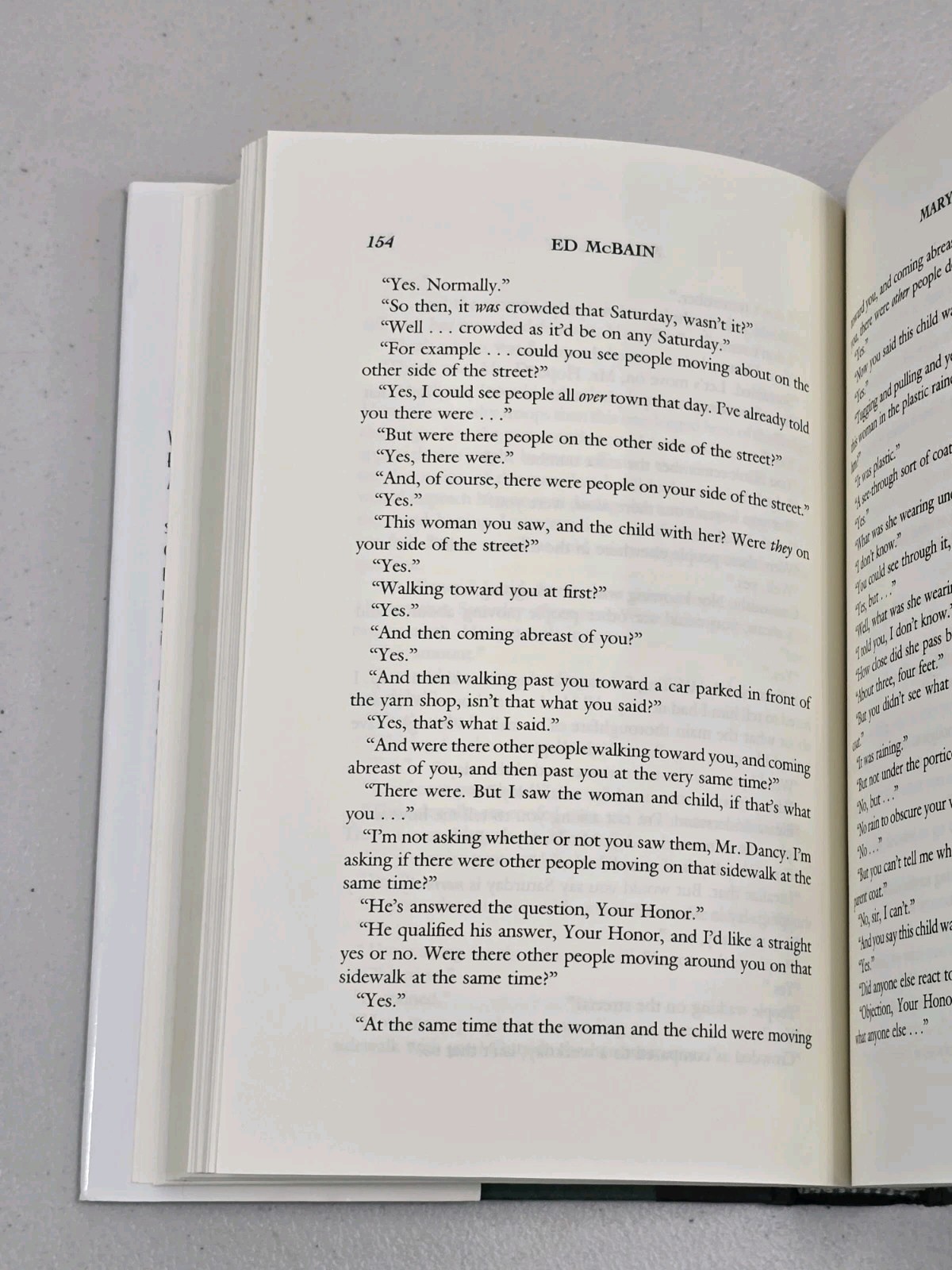 Mary, Mary by Ed McBain – SIGNED AUTOGRAPHED 1993 Hardcover