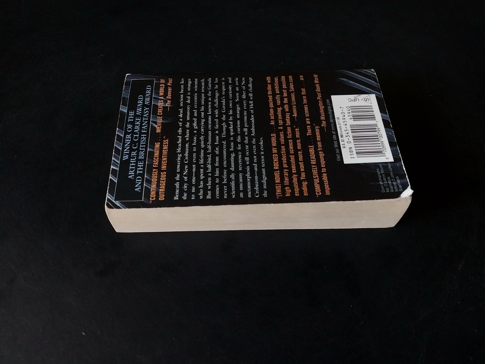 China Miéville – Perdido Street Station – First Mass Market Edition and Printing