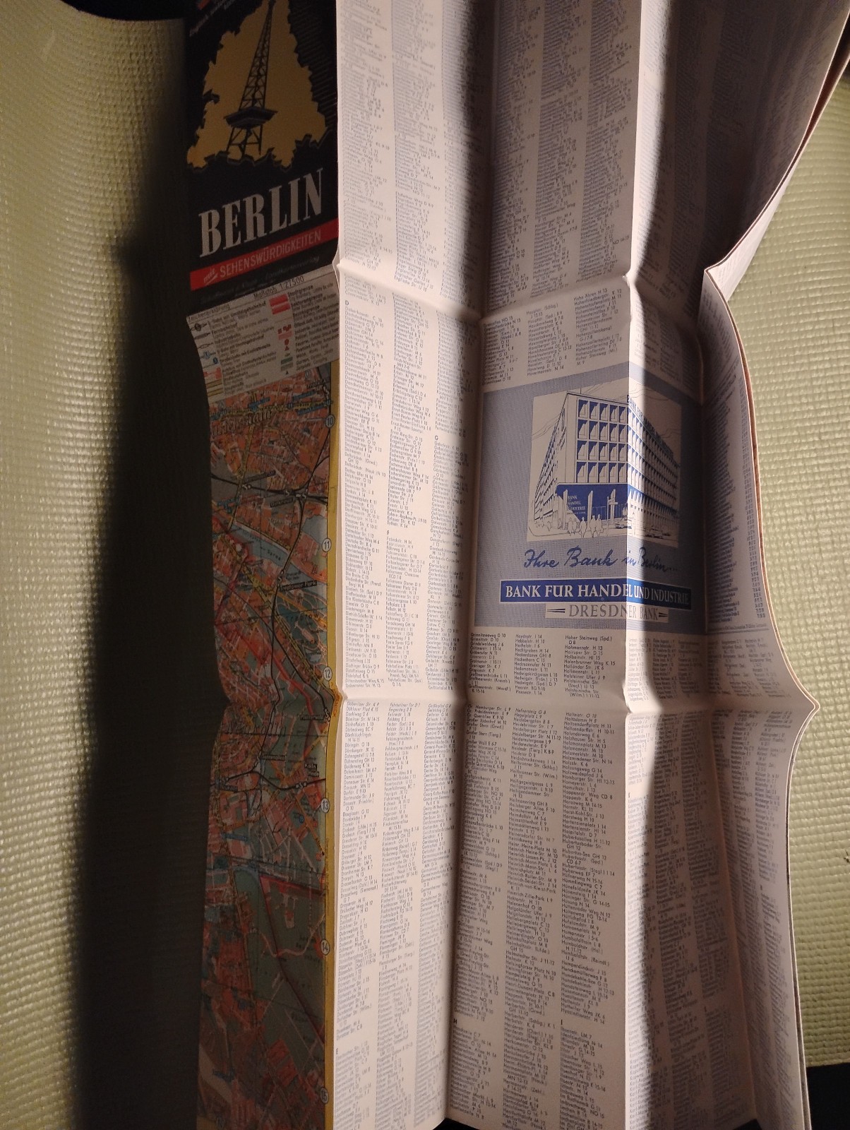 Berlin by Collectif Sheet map, folded Book. Nice condition!