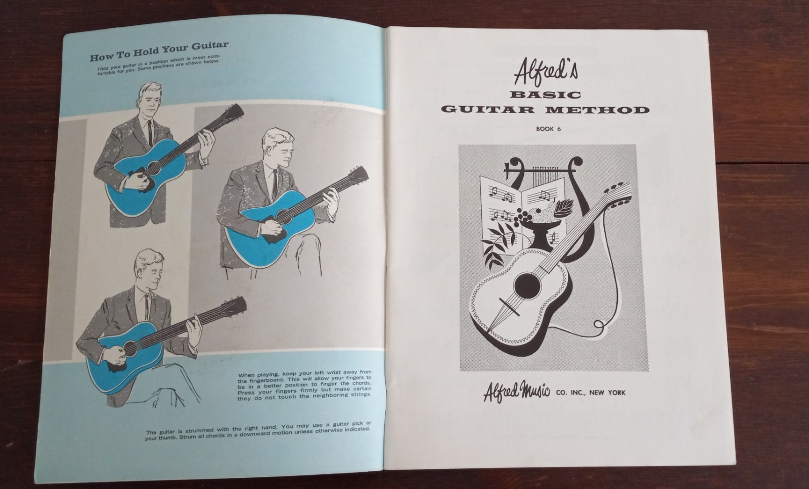 Vintage 1958 Alfred’s Basic GUITAR Method #6 39 Pages
