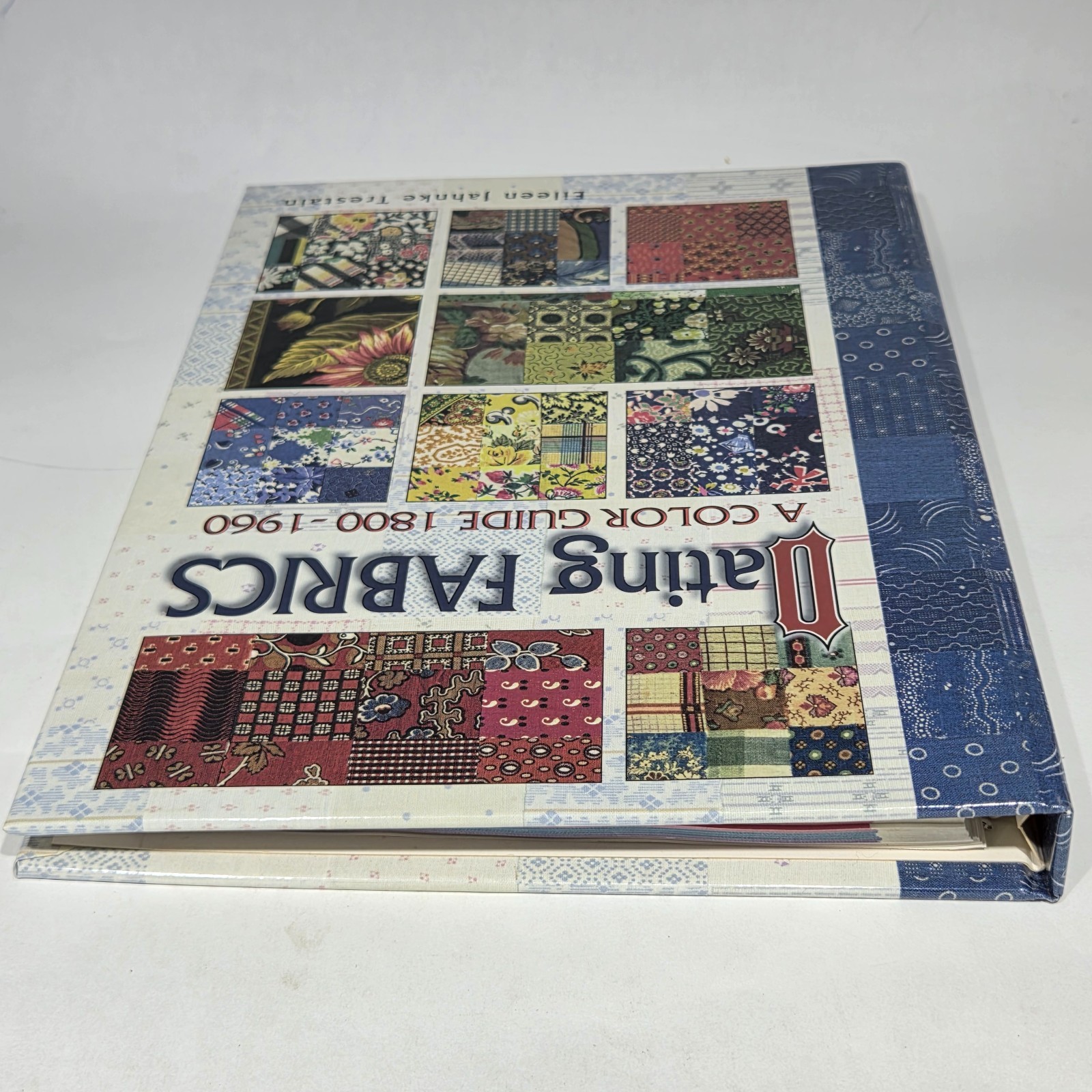 Dating Fabrics A Color Guide 1800-1960 Eileen Jahnke Trestain Spiral HC Book