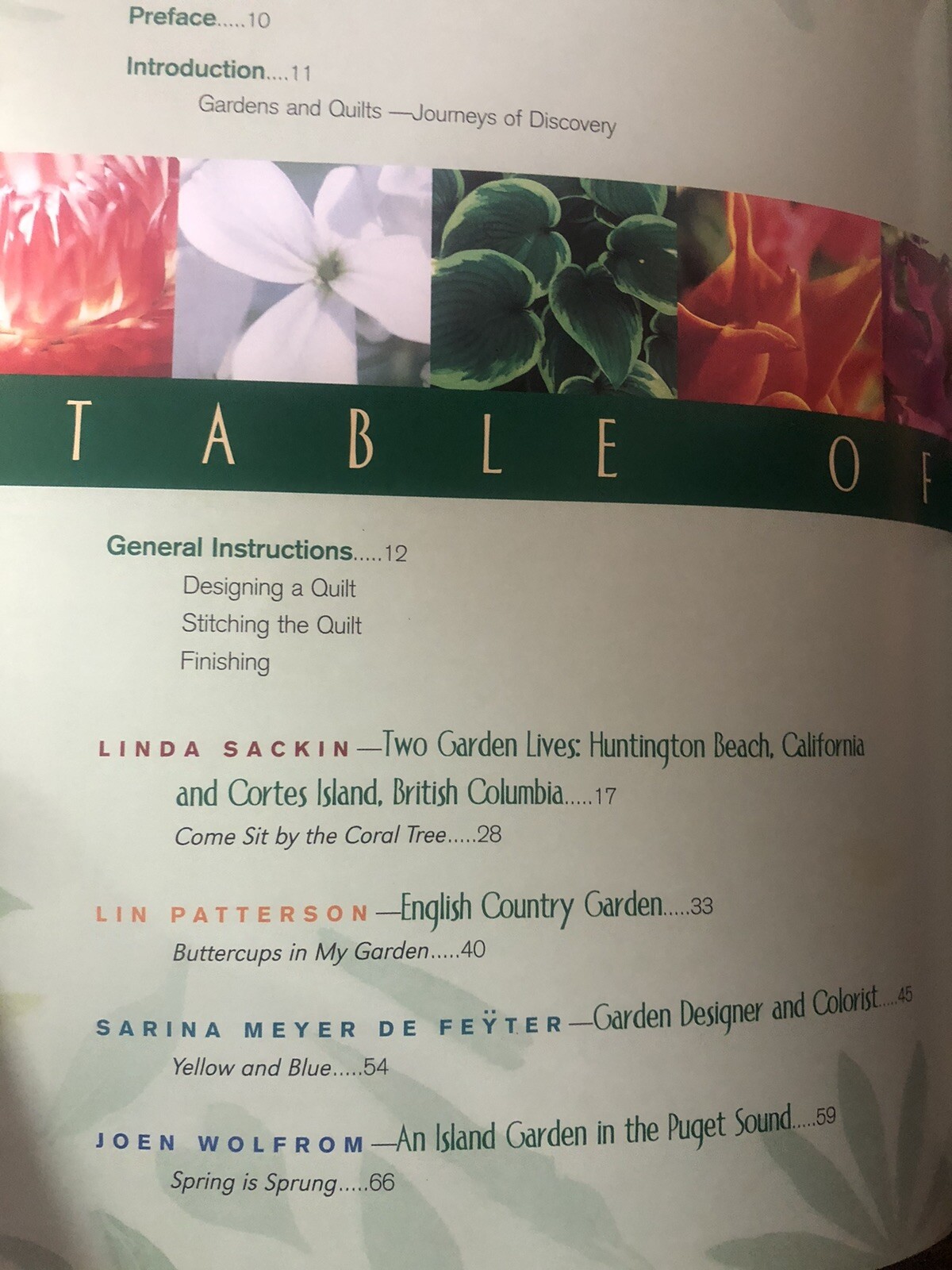 Along the Garden Path : Quilters and Their Gardens by Valori & Jean Wells 2001