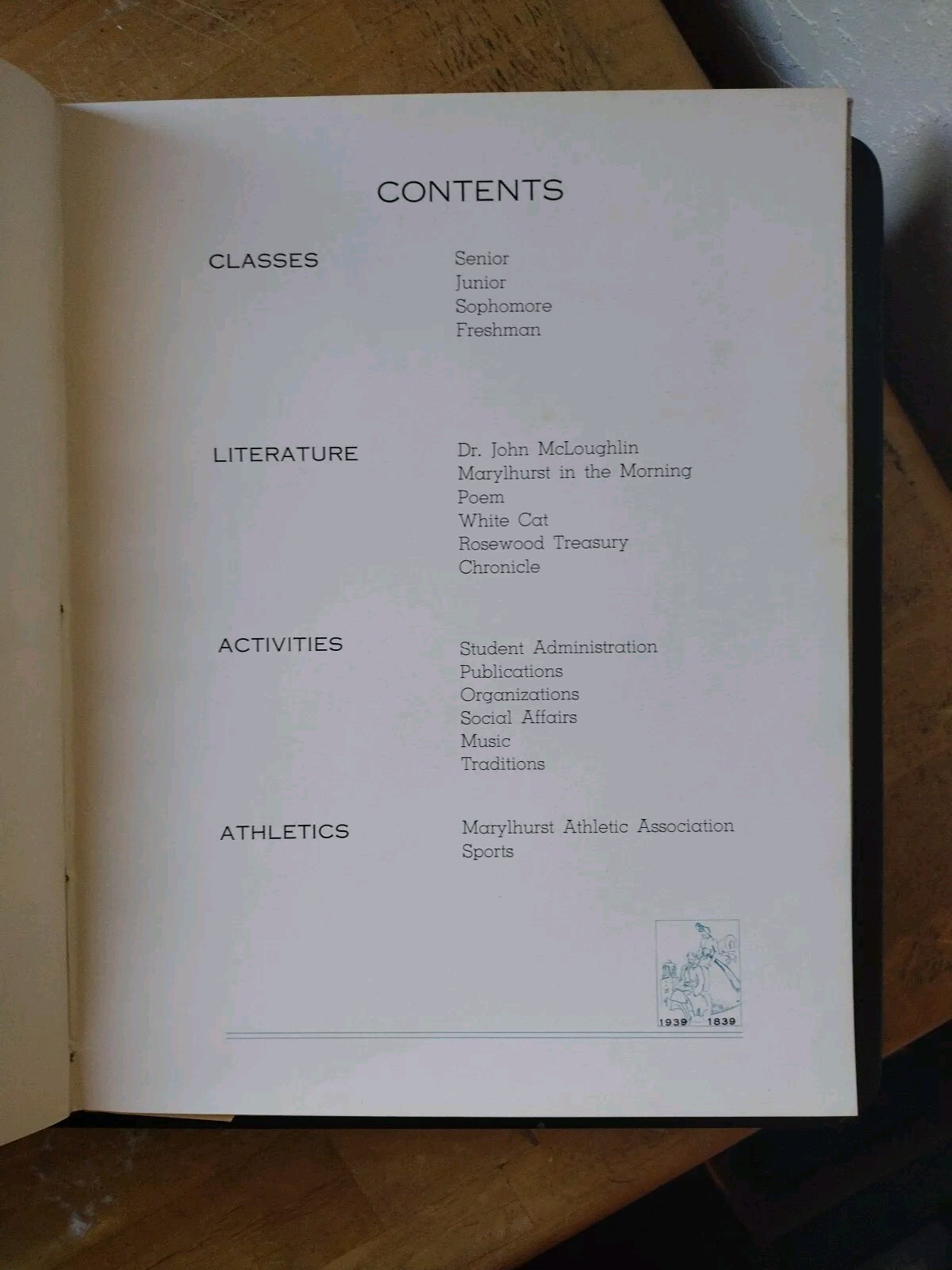 3 Yearbooks – 1939 1940 1941 MARYLHURST COLLEGE (Marylhurst, OR) VG