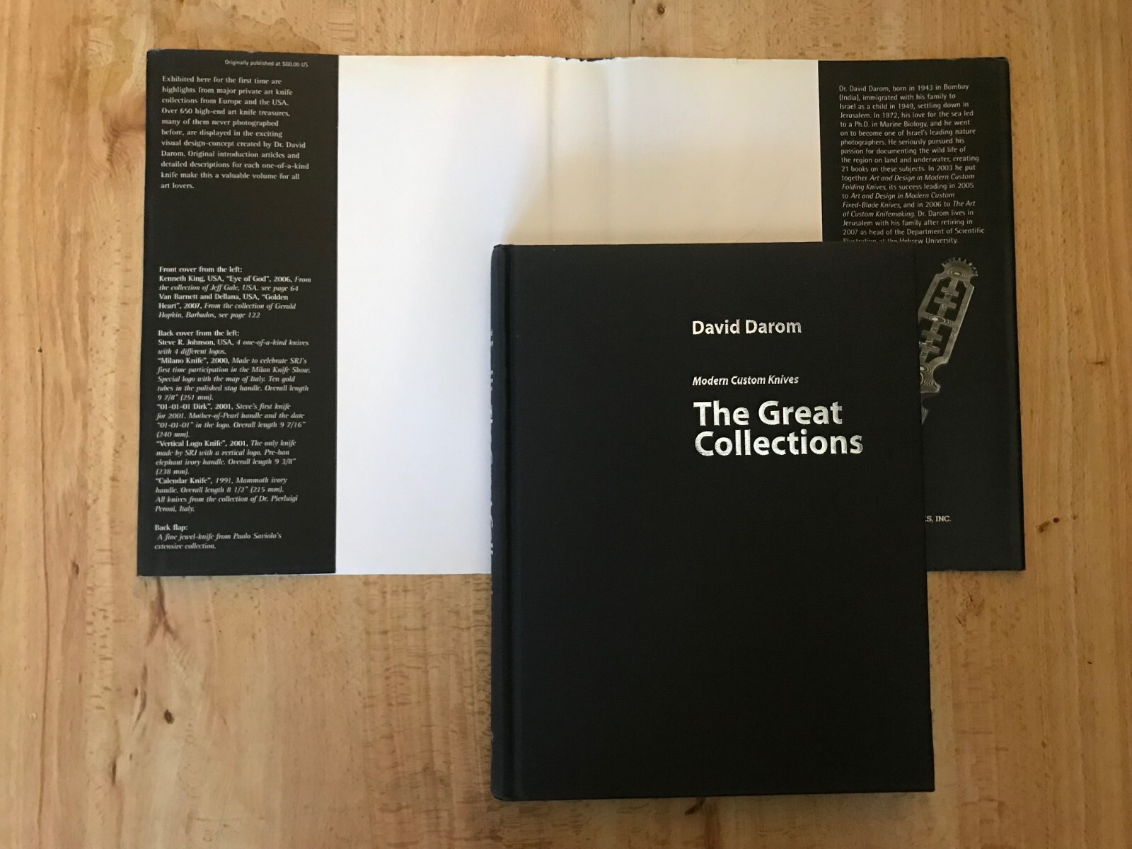 MODERN CUSTOM KNIVES: THE GREAT COLLECTIONS By David Darom – Hardcover