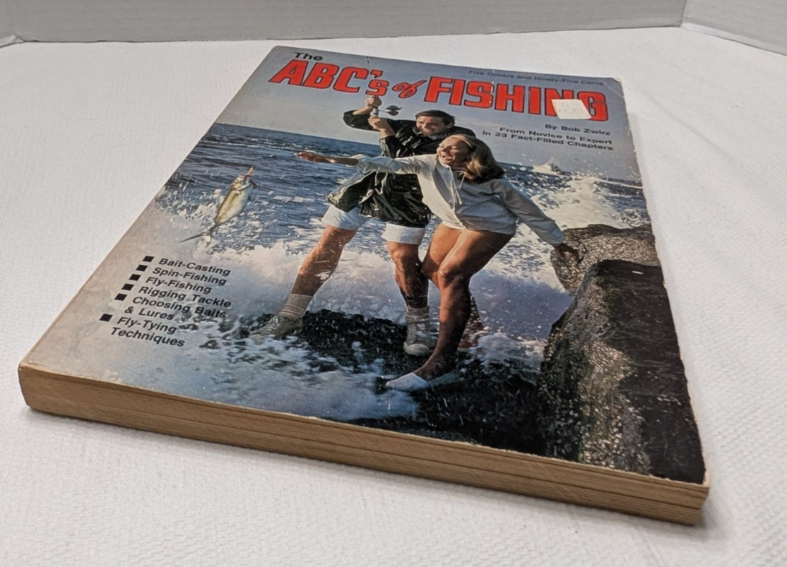 VINTAGE THE ABC’S OF FISHING BOOK BOB ZWIRZ NOVICE TO EXPERT 288 PAGES