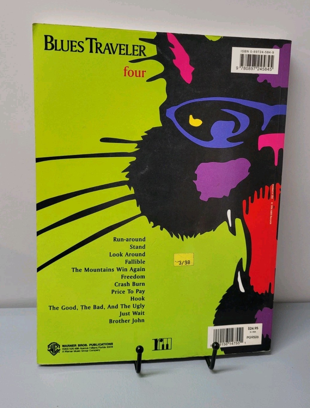 BLUES TRAVELER: FOUR Authentic Guitar-Tab Edition Paperback