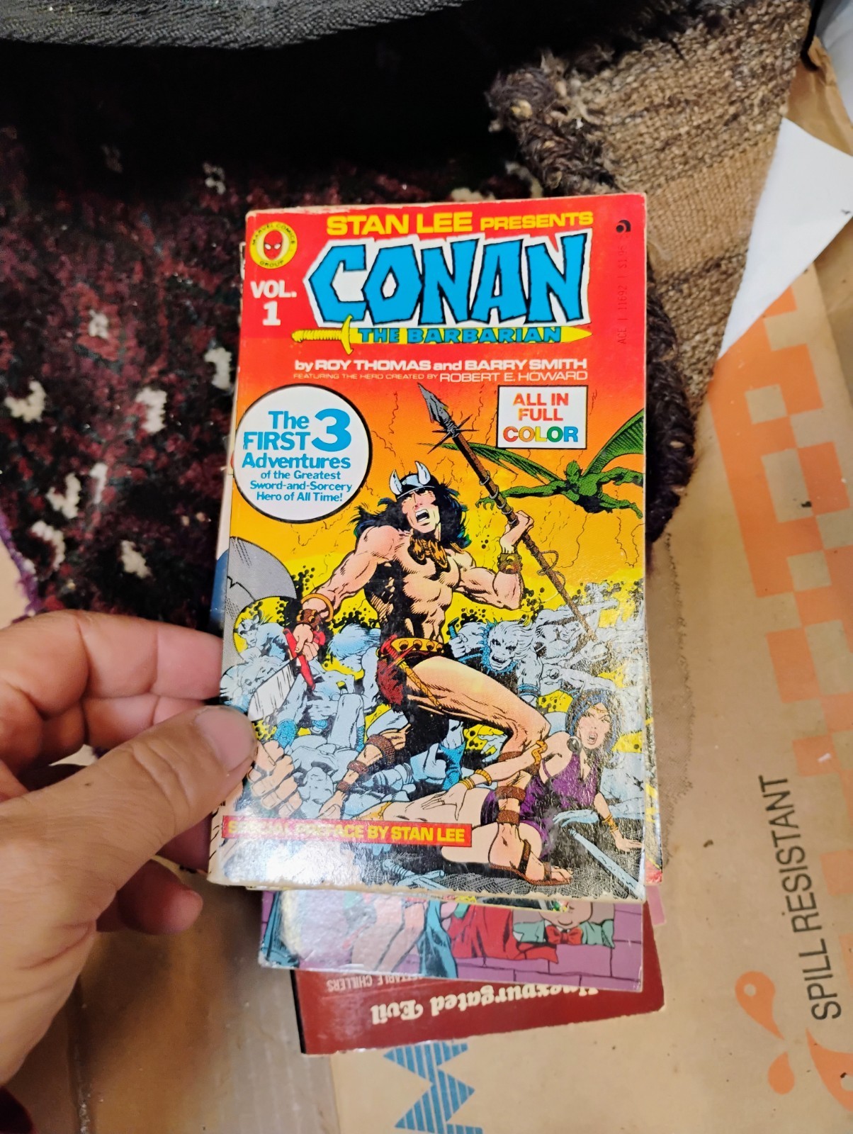 Stan Lee presents CONAN THE BARBARIAN VOL 1, 2 & 3 By Roy Thomas & Barry Smith